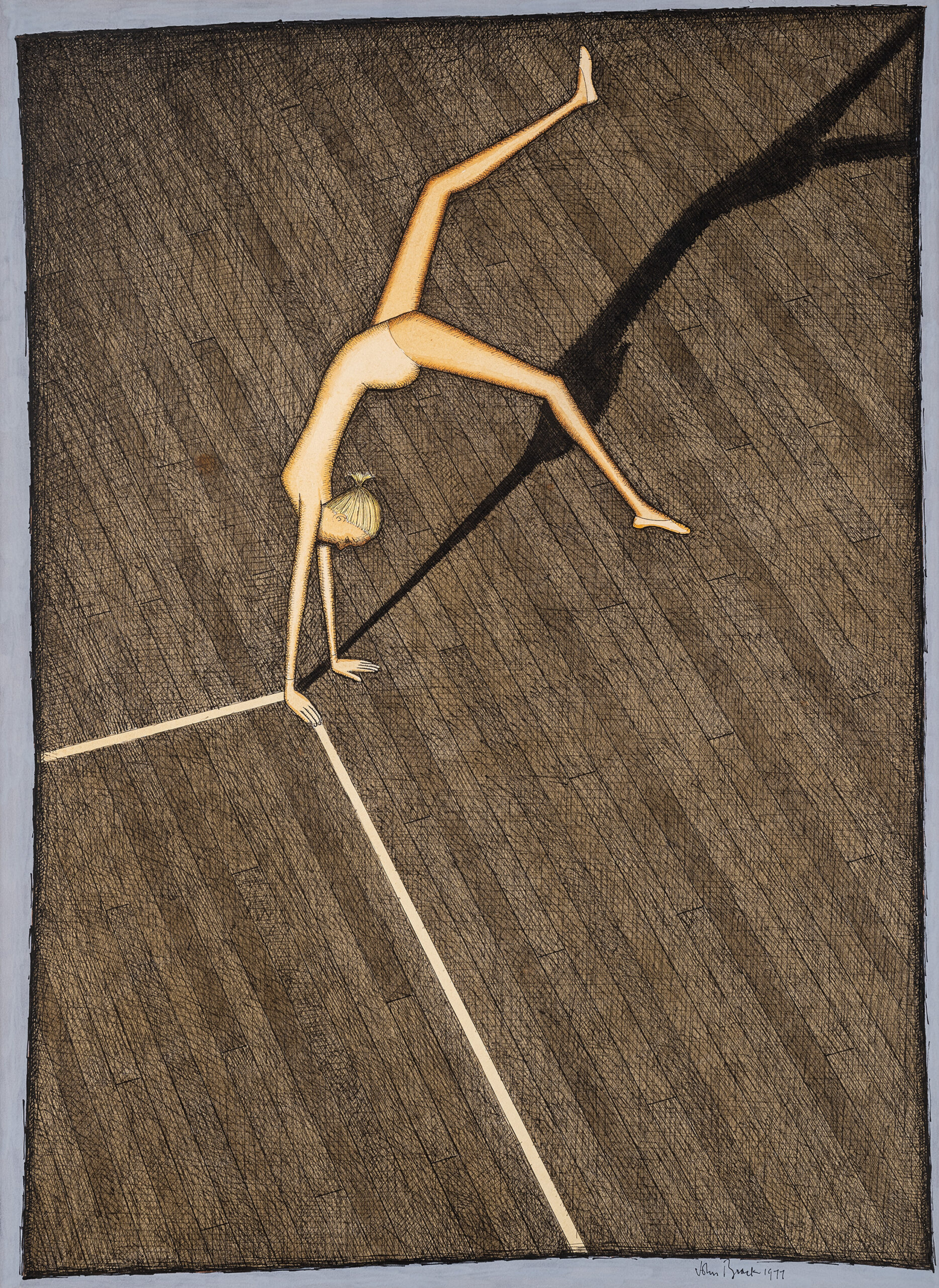 ONE BALANCING GIRL