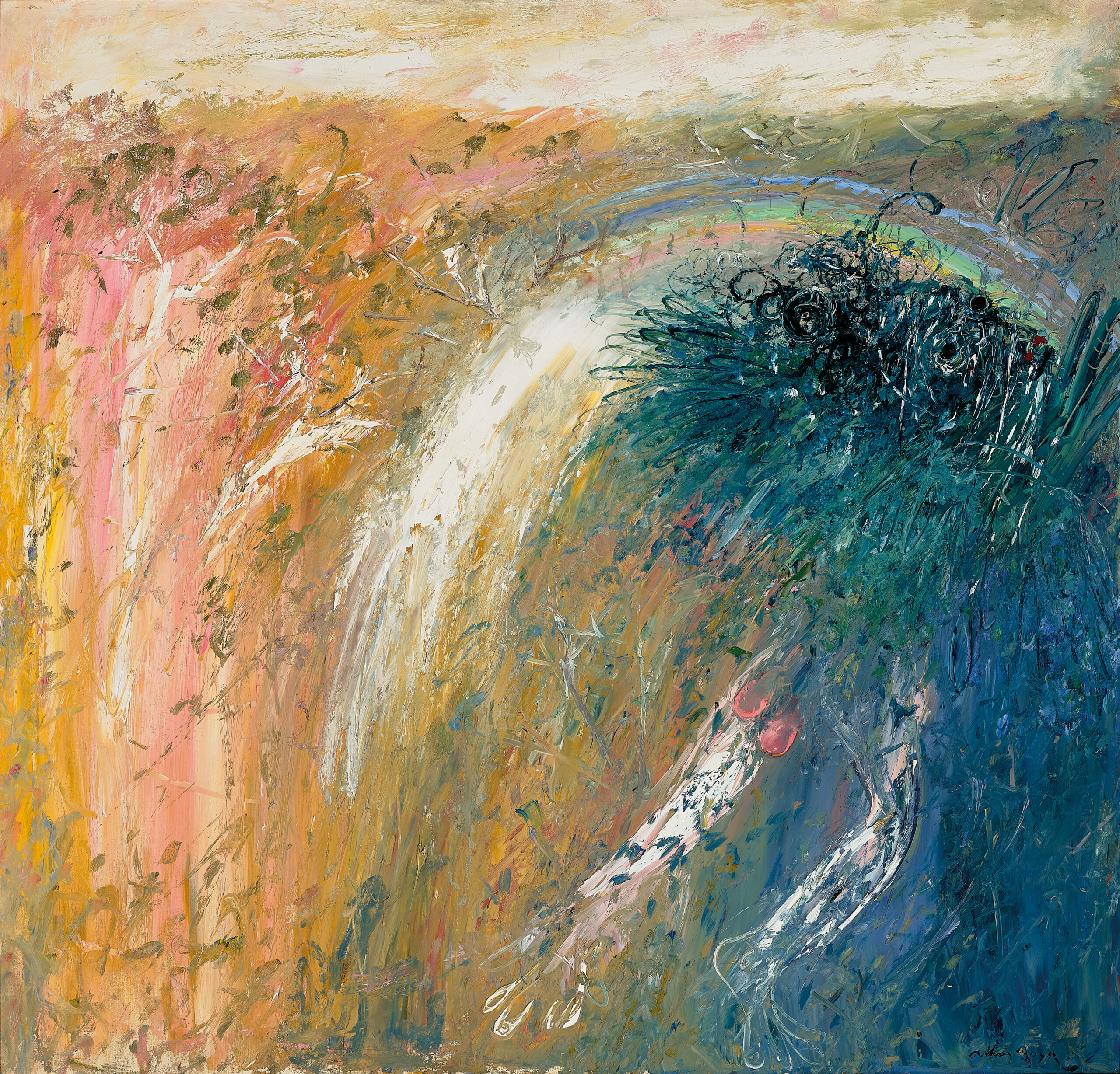 NEBUCHADNEZZAR, RAINBOW AND WATERFALL
