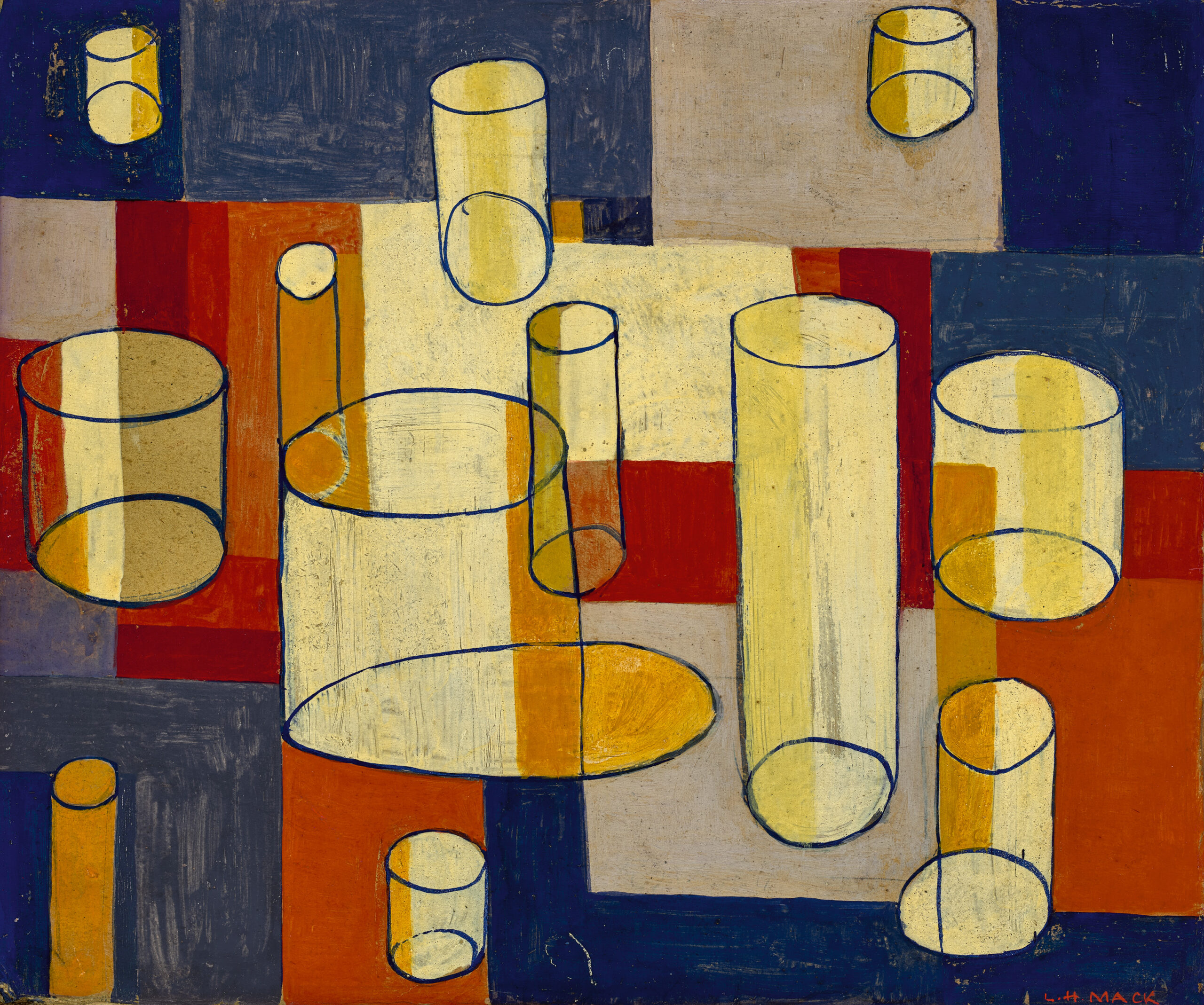 COMPOSITION WITH CYLINDERS