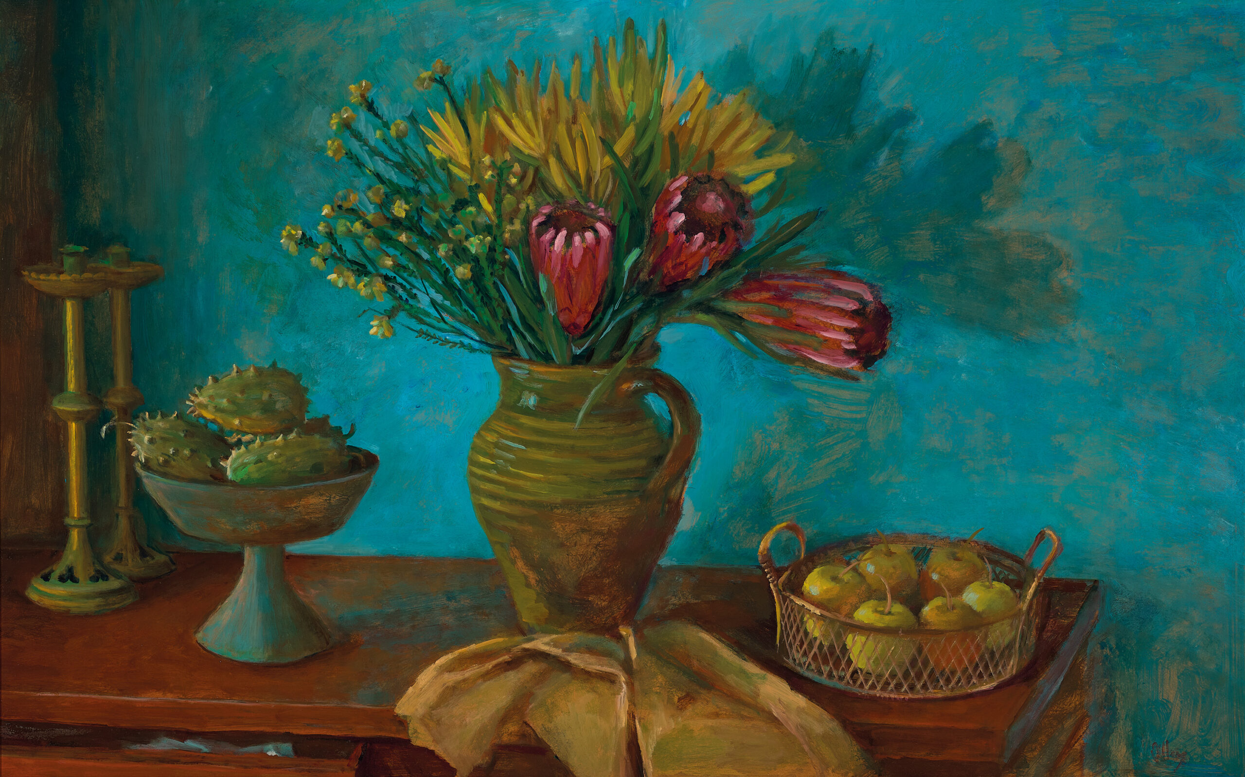 PROTEA AND FRUIT