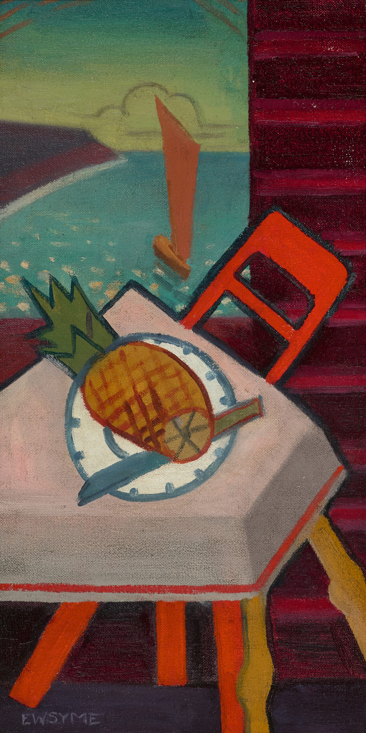 BAYSIDE STILL LIFE WITH PINEAPPLE