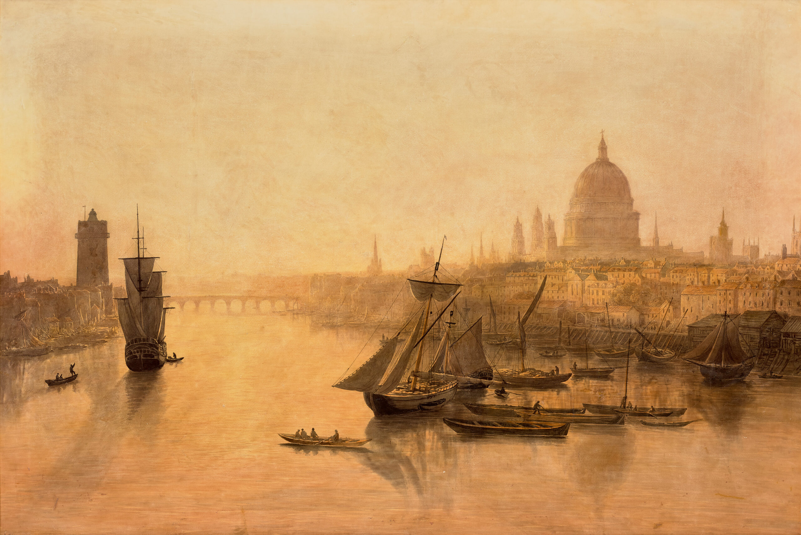 EVENING ON THE THAMES