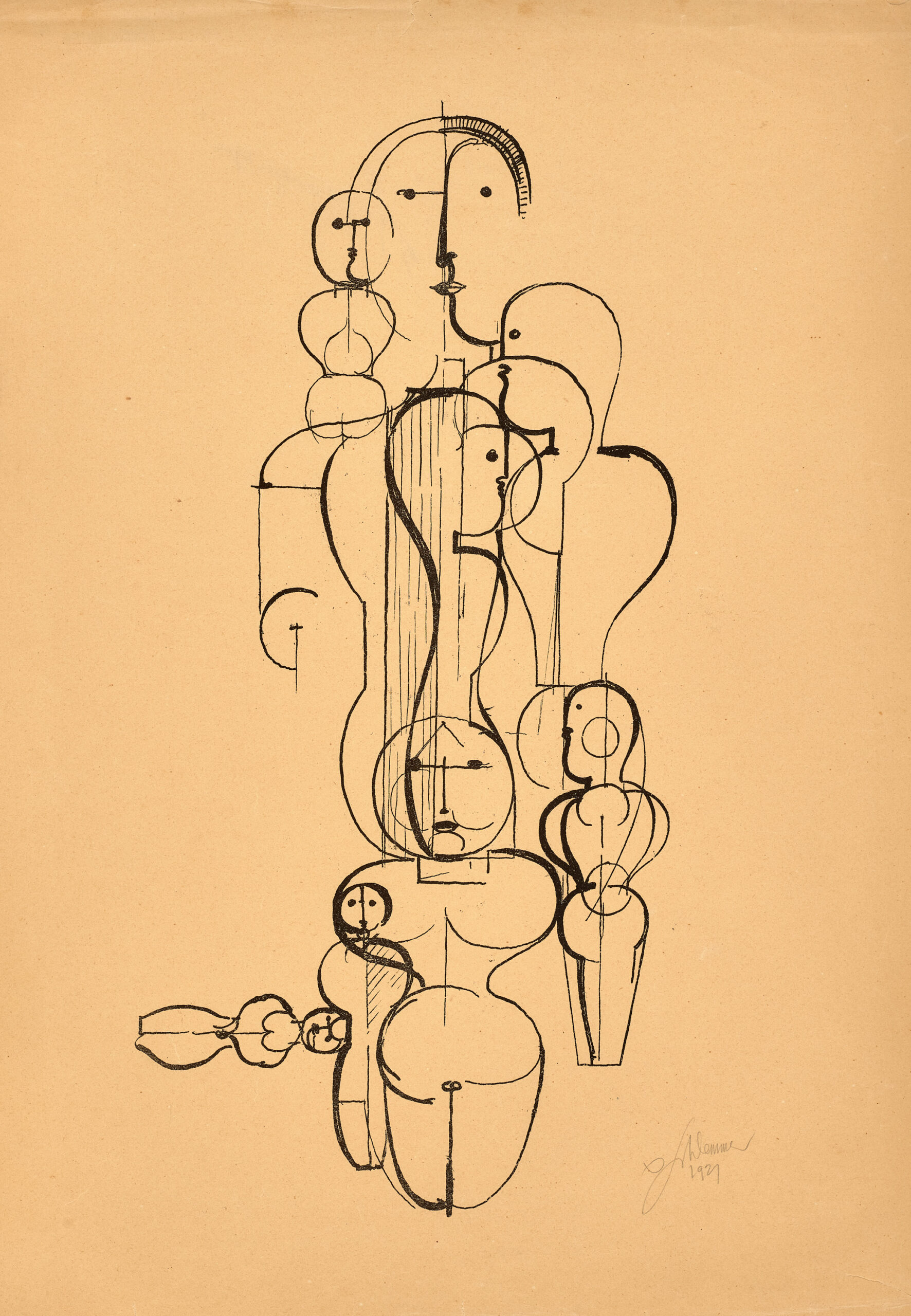 KONZENTRISCHE GRUPPE (FIGURENPLAN K 1)