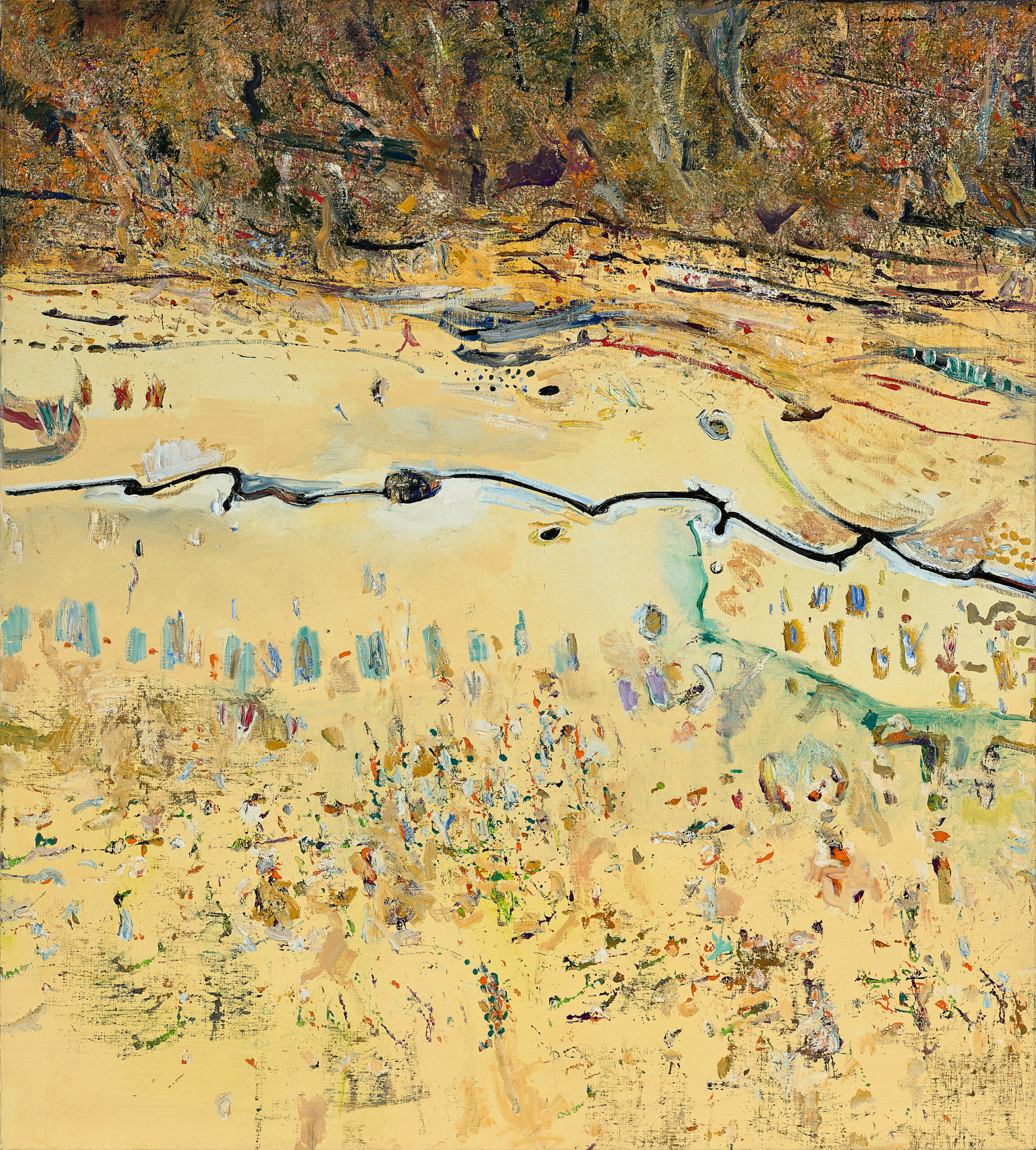 LANDSCAPE WITH CREEK BED