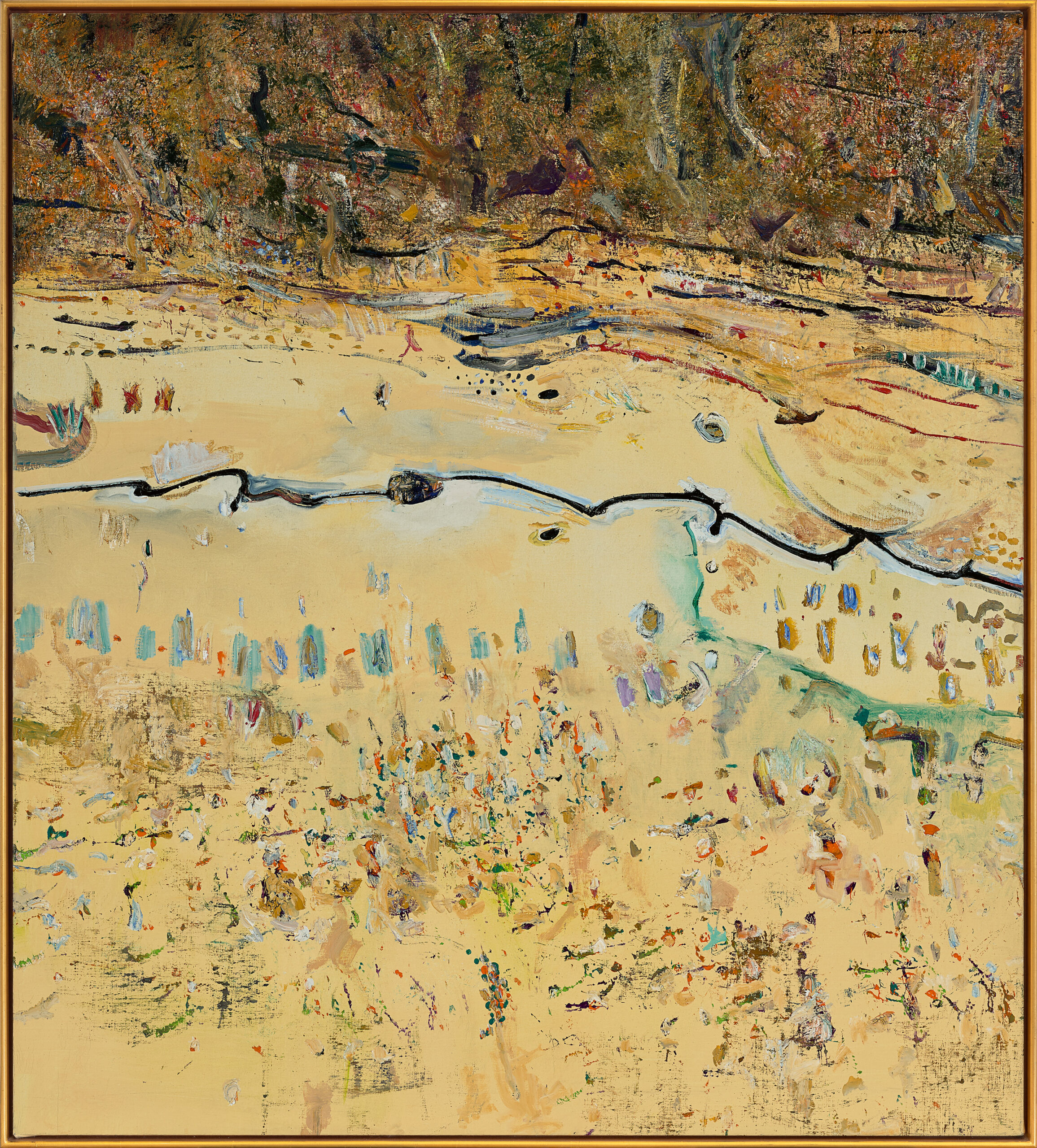 LANDSCAPE WITH CREEK BED
