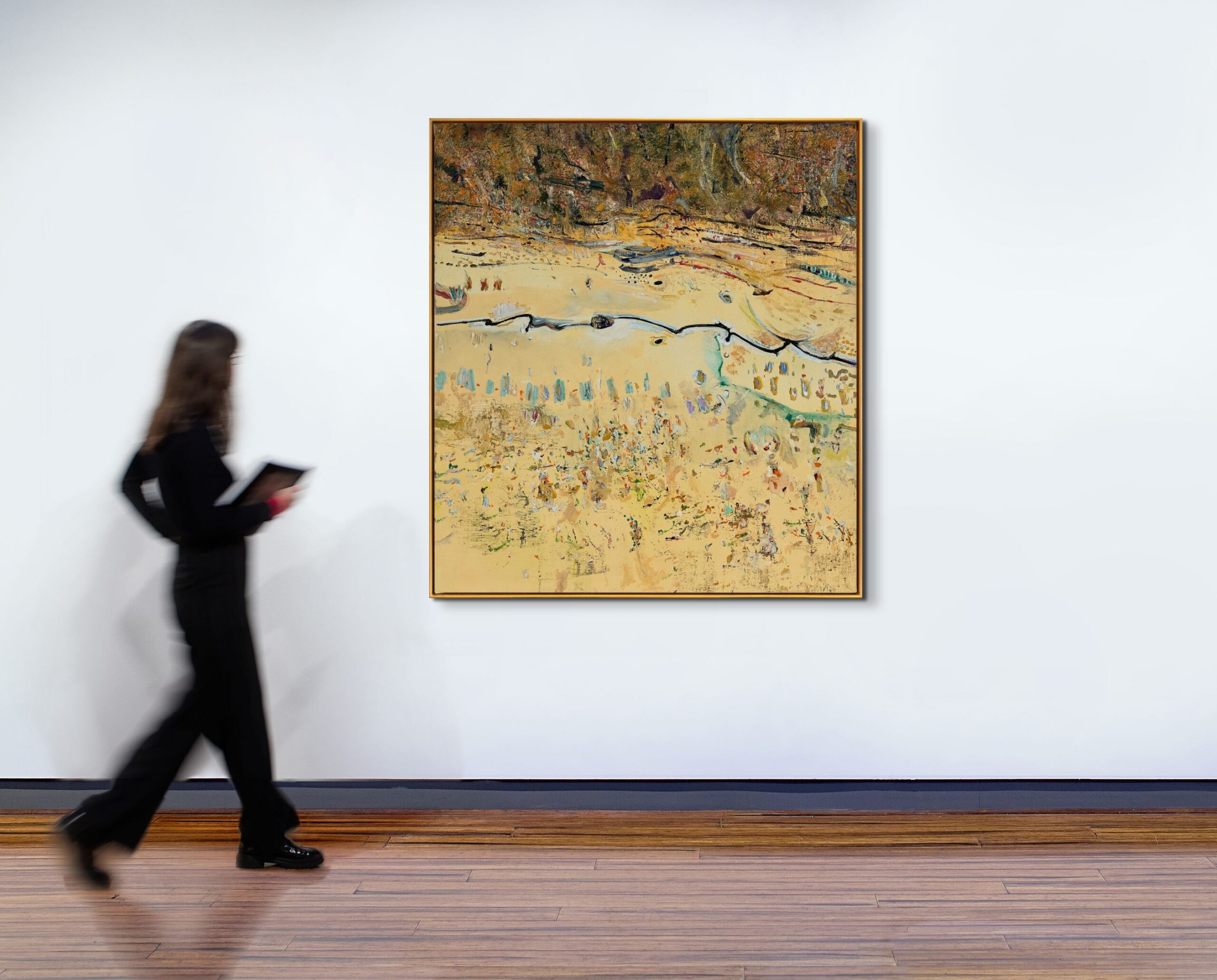 LANDSCAPE WITH CREEK BED