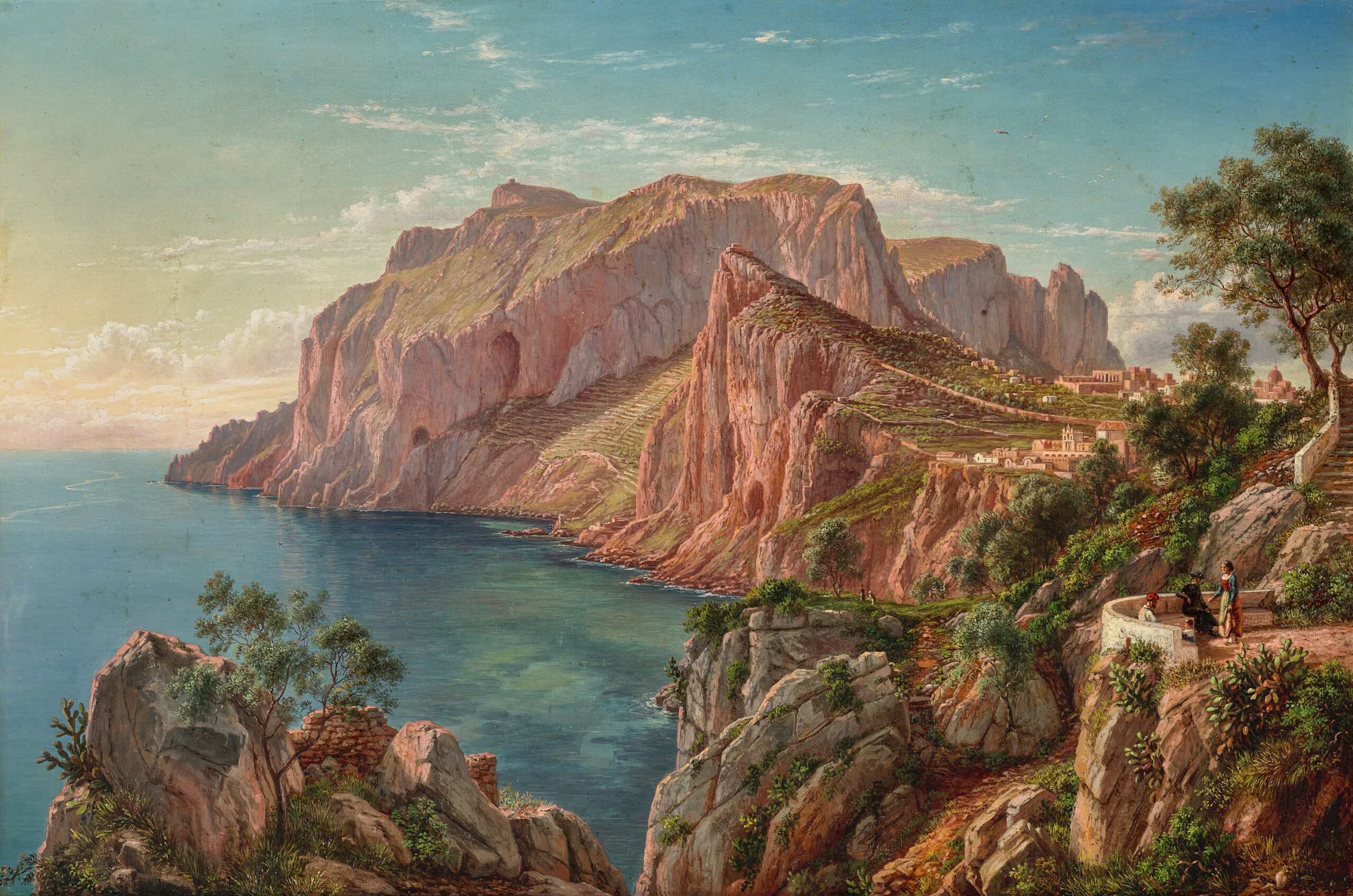 VIEW OF CAPRI NEAR NAPLES