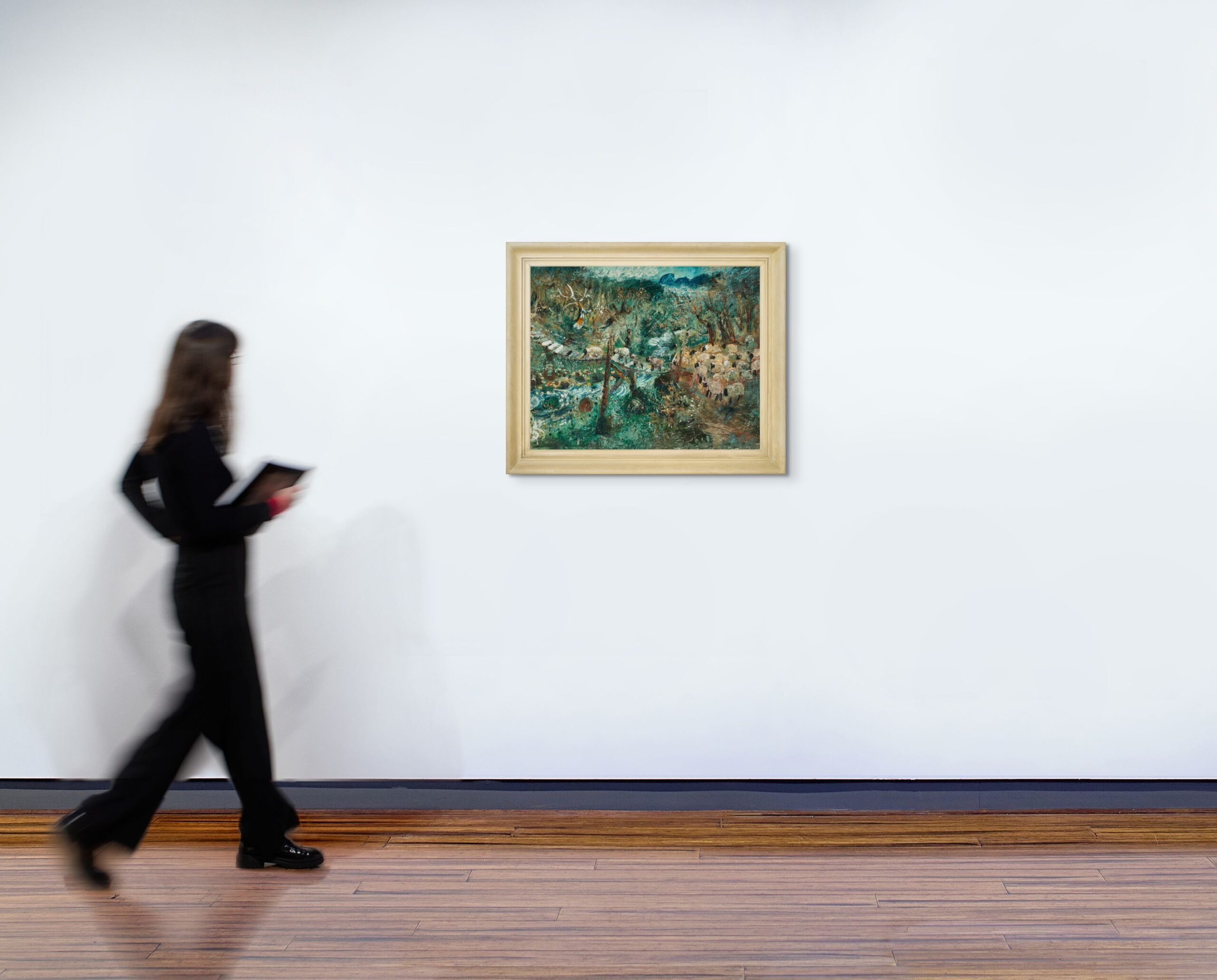 LANDSCAPE WITH SHEEP