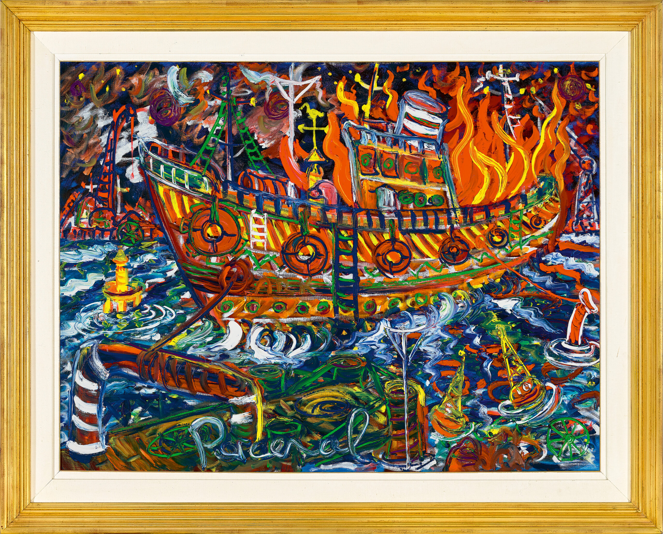 THE BURNING OF THE ARK