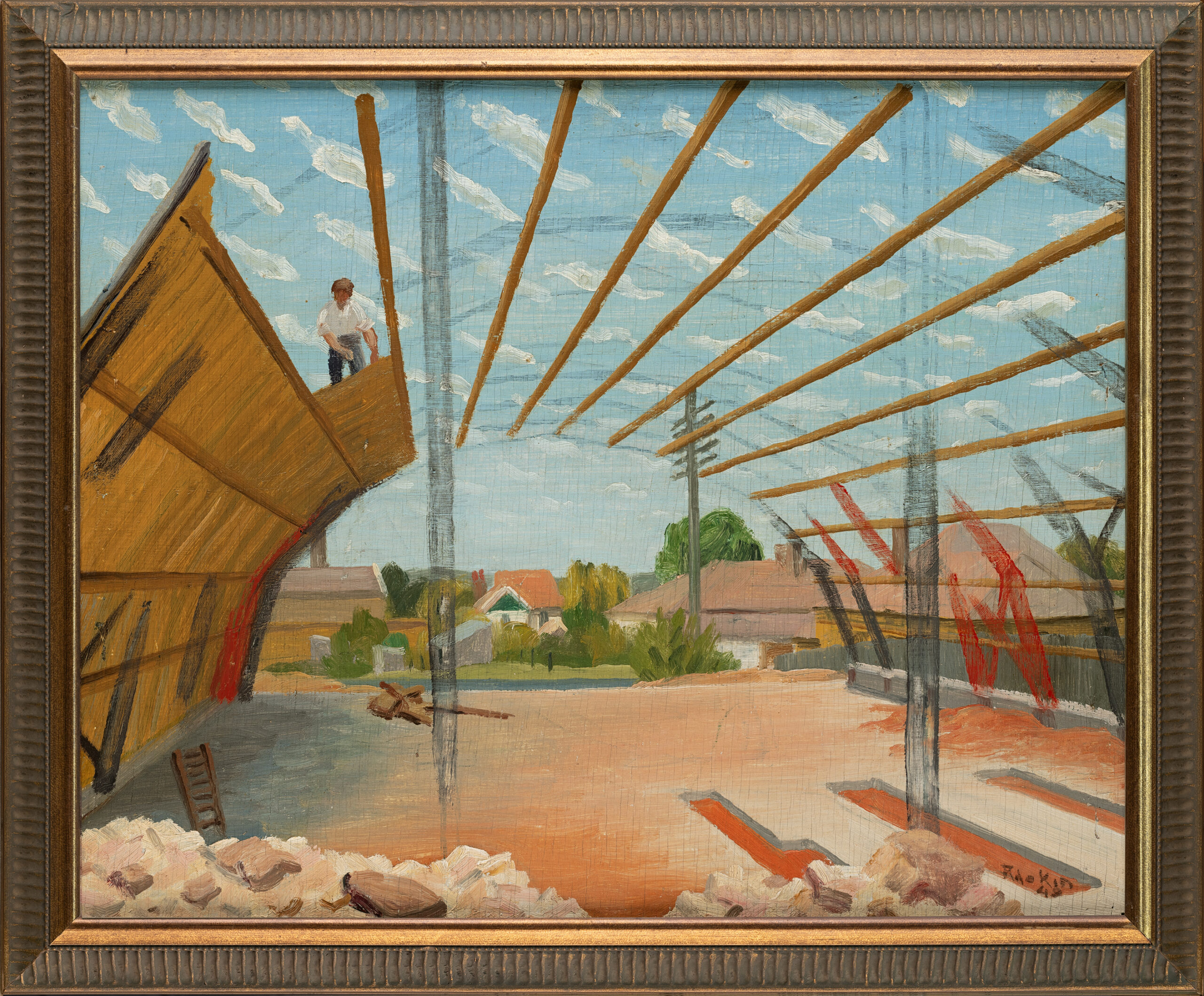 CONSTRUCTION OF A HANGAR