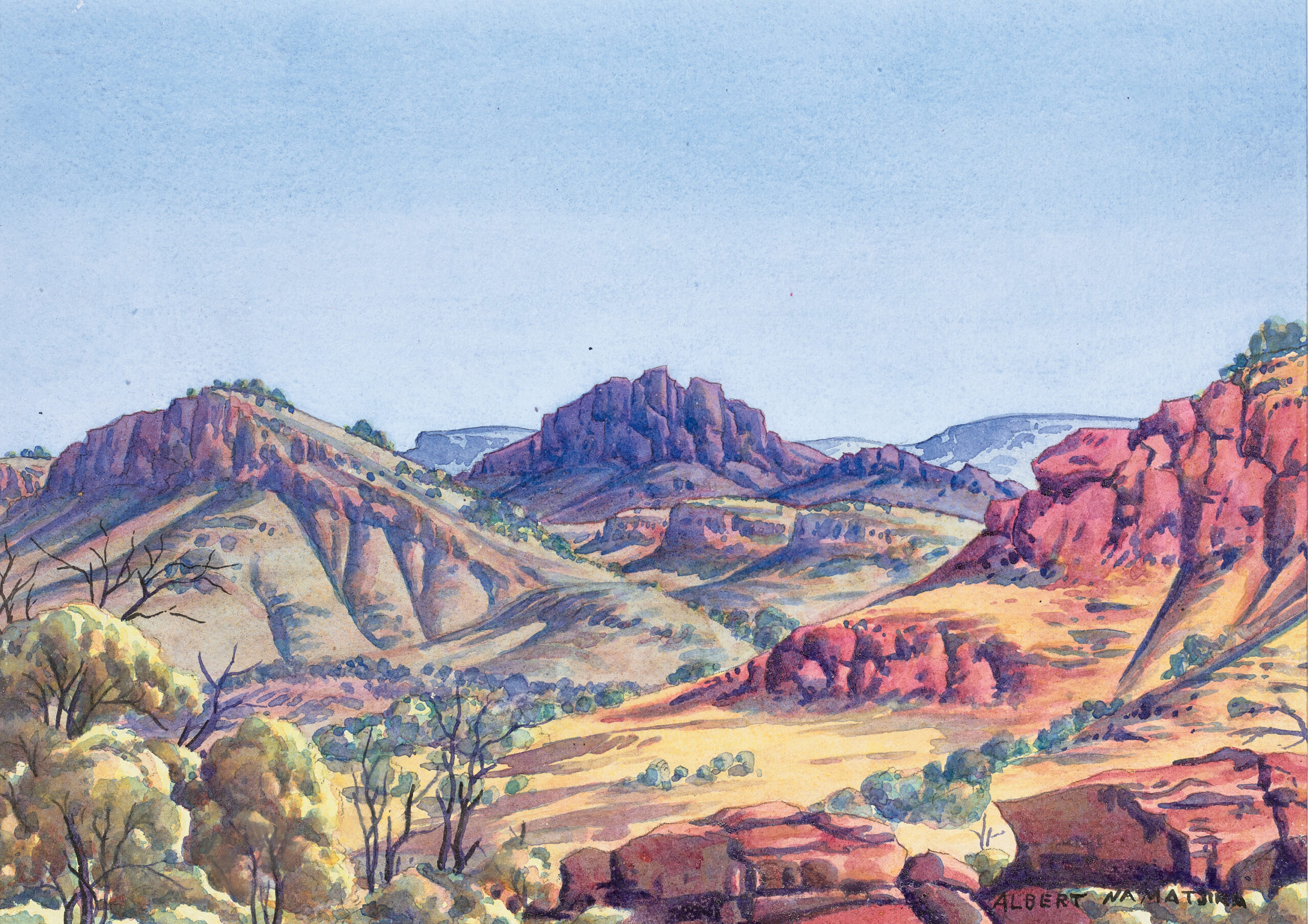 LOOKING WEST FROM GLEN HELEN