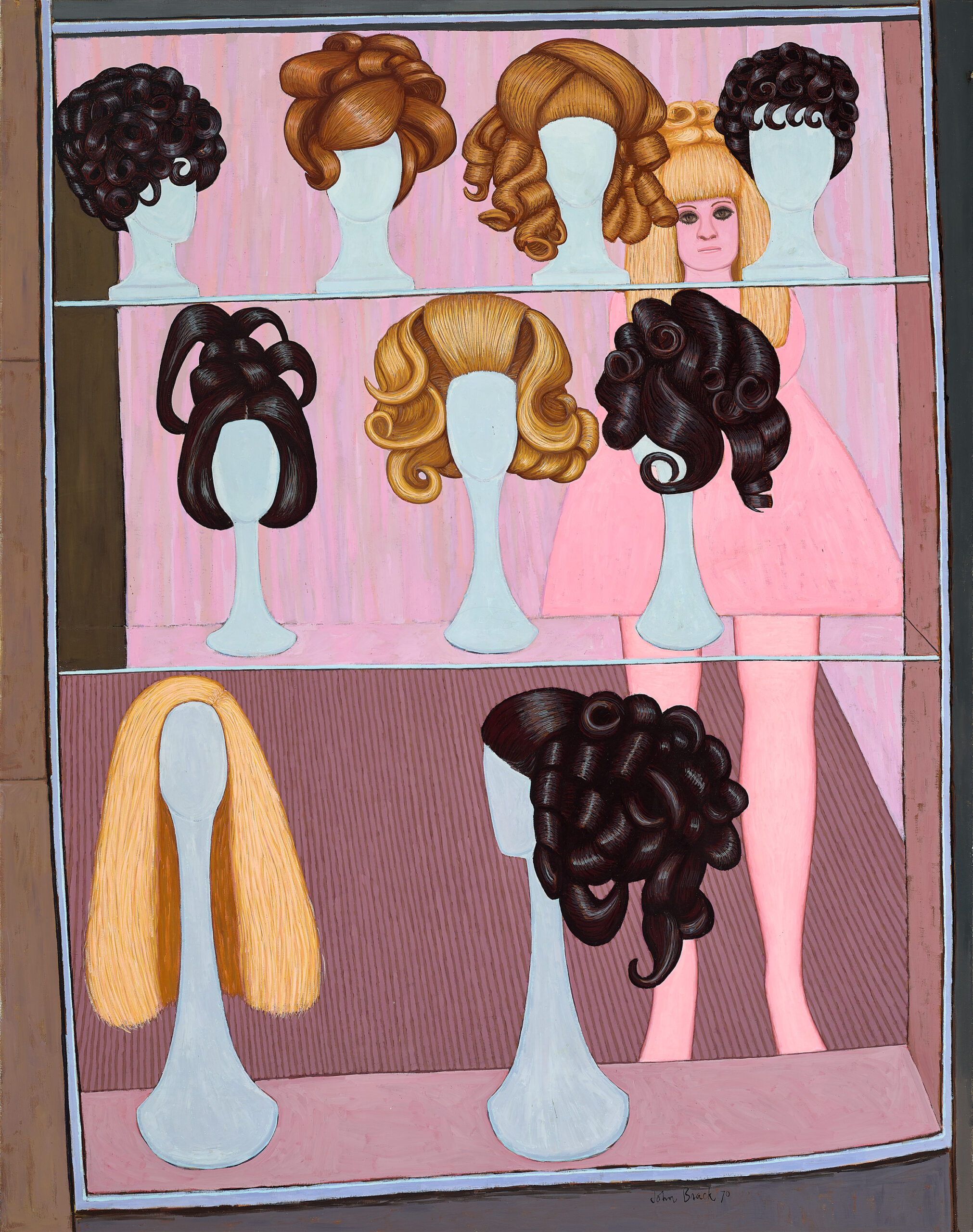 WIG SHOP WINDOW