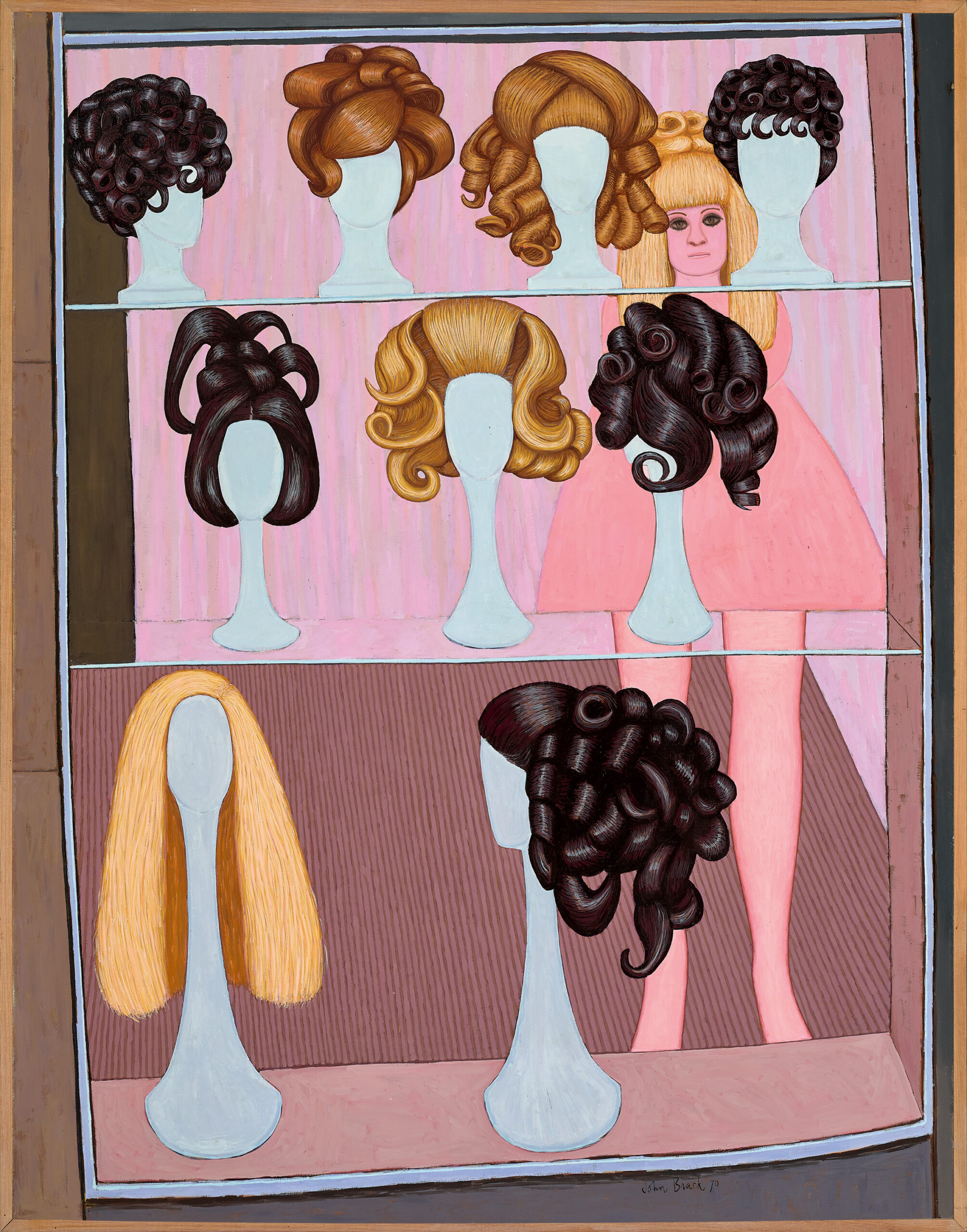 WIG SHOP WINDOW