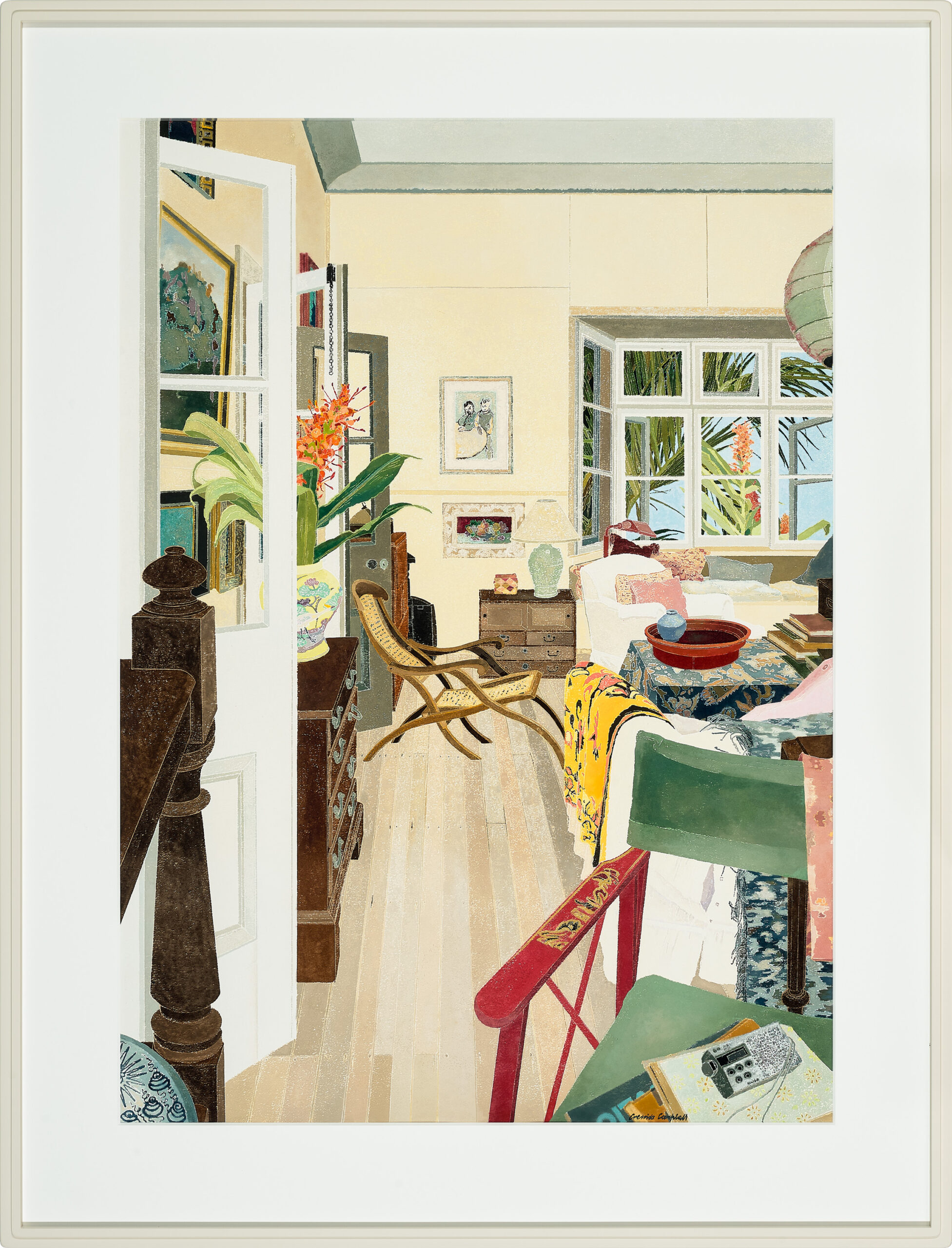 INTERIOR WITH RED GINGER