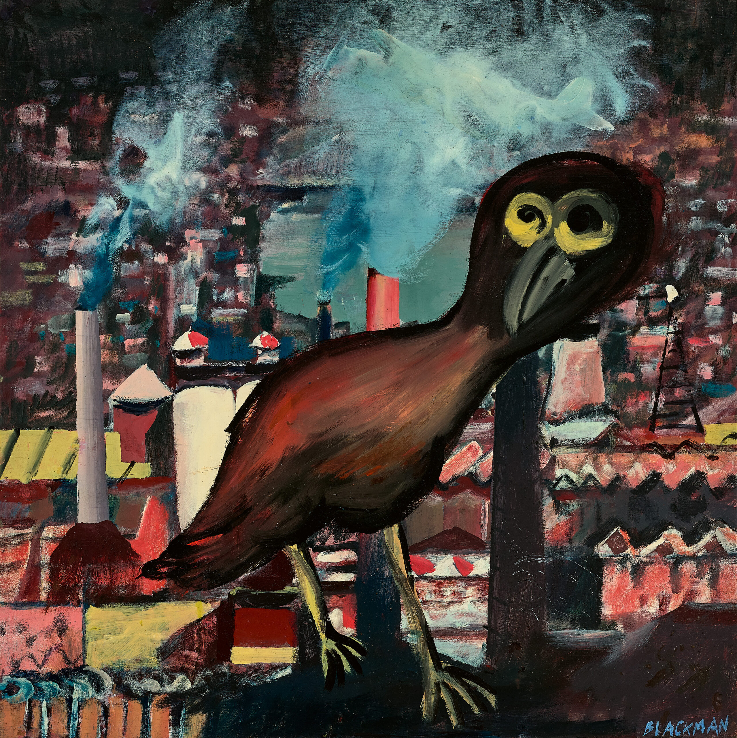 BIRD OVER THE CITY
