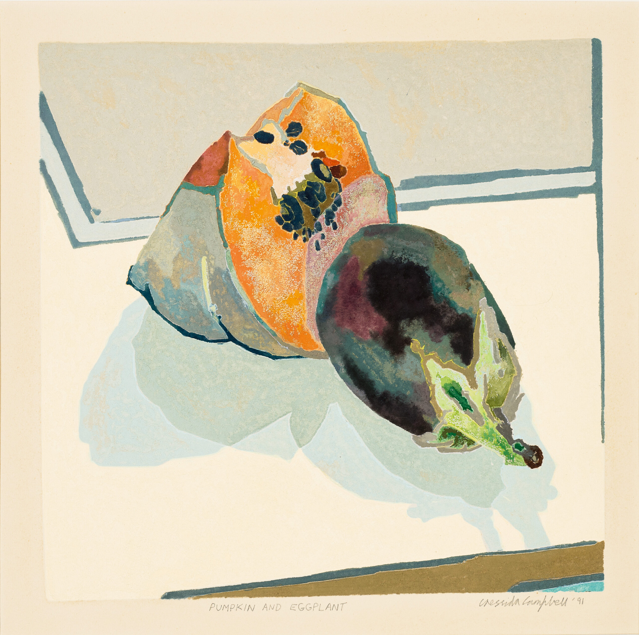 PUMPKIN AND EGGPLANT