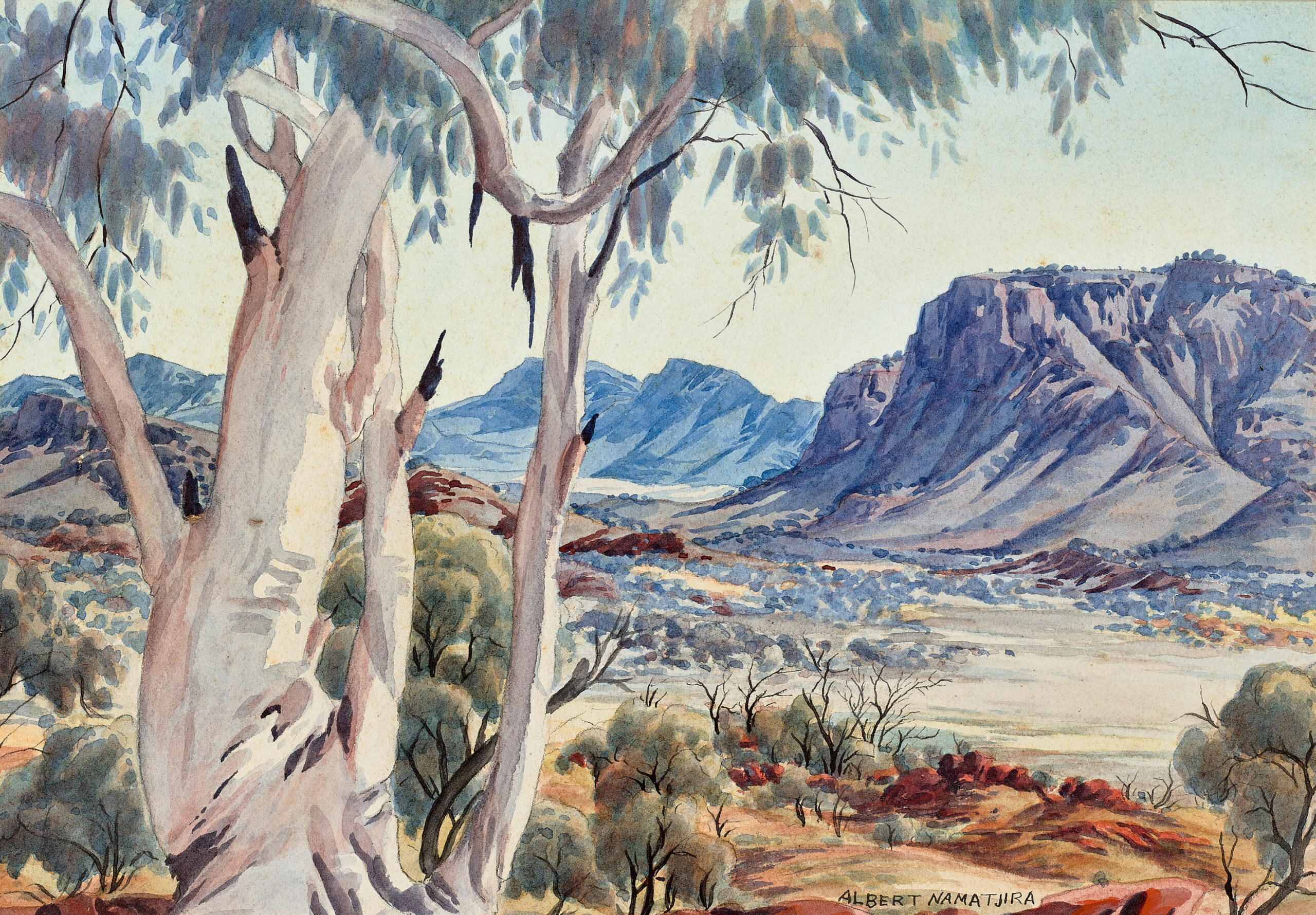 NORTH GULLY LOOKING TO MT GILLEN, ALICE SPRINGS