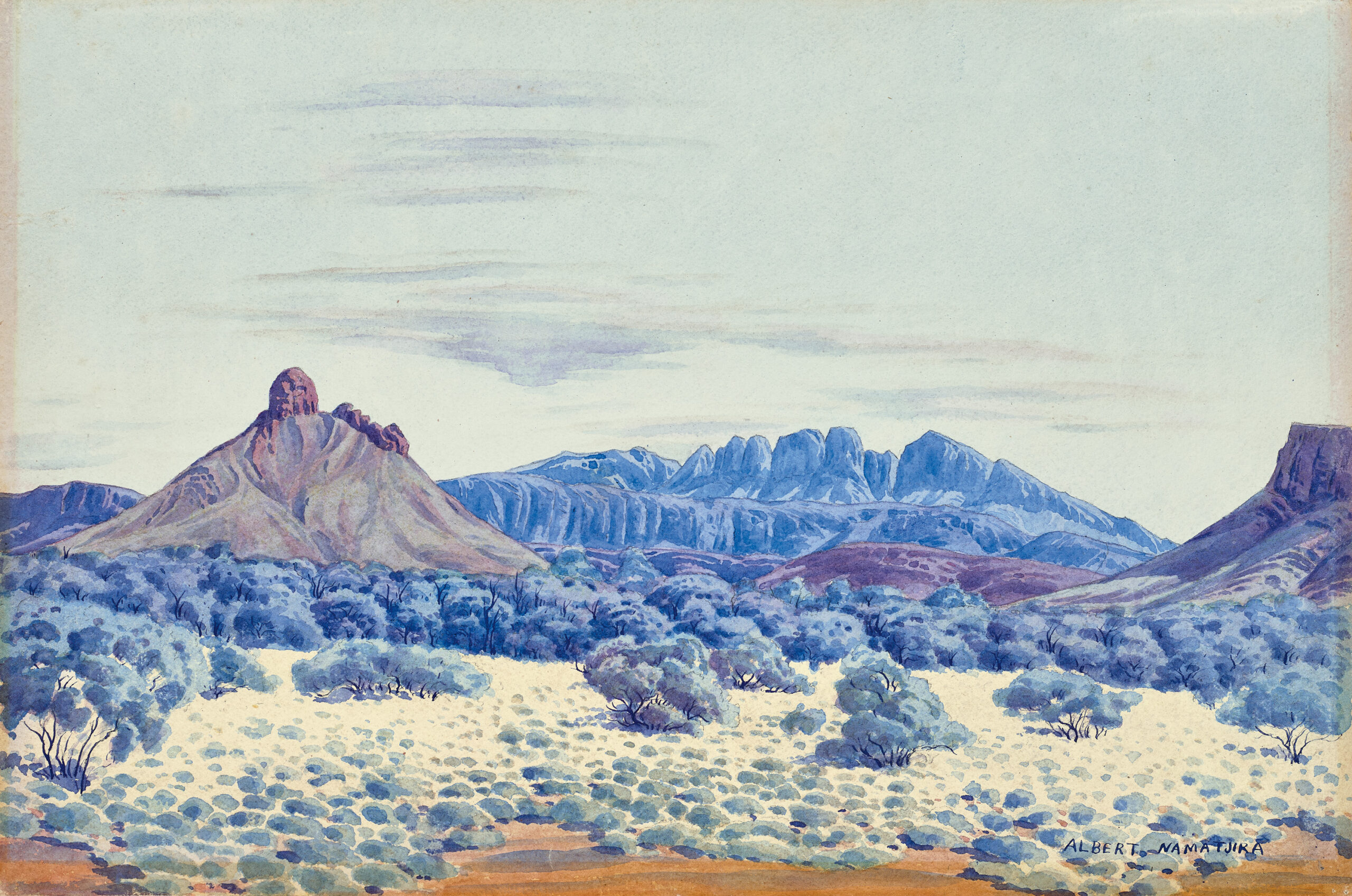 MT LIEBIG FROM THE SOUTH