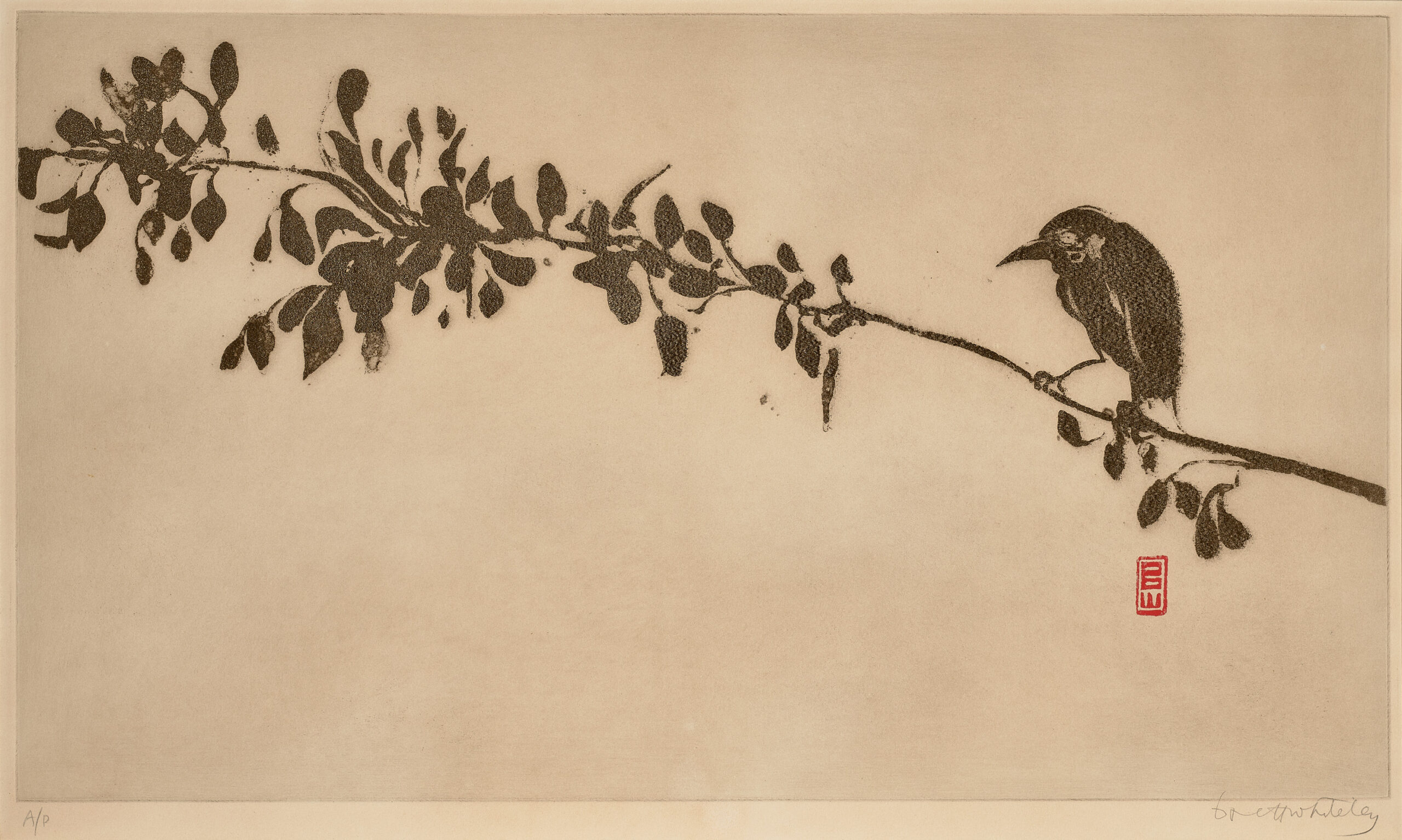 BIRD ON A BRANCH