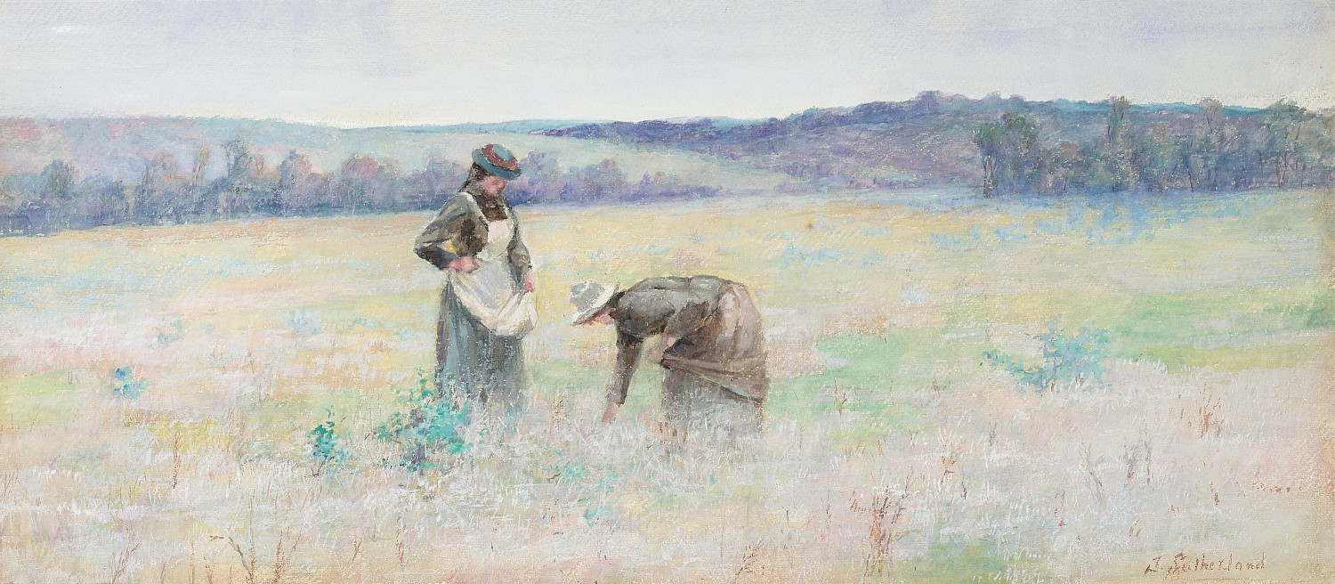 THE MUSHROOM GATHERERS, c.1895 –