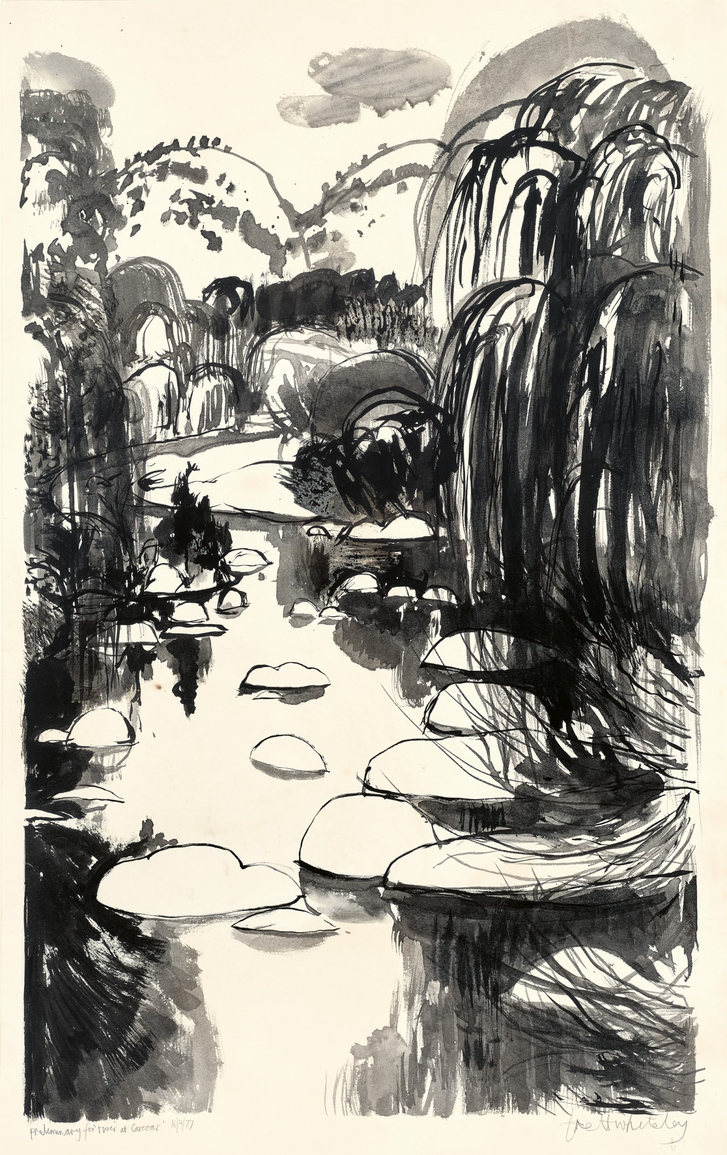 PRELIMINARY FOR ‘RIVER AT CARCOAR’