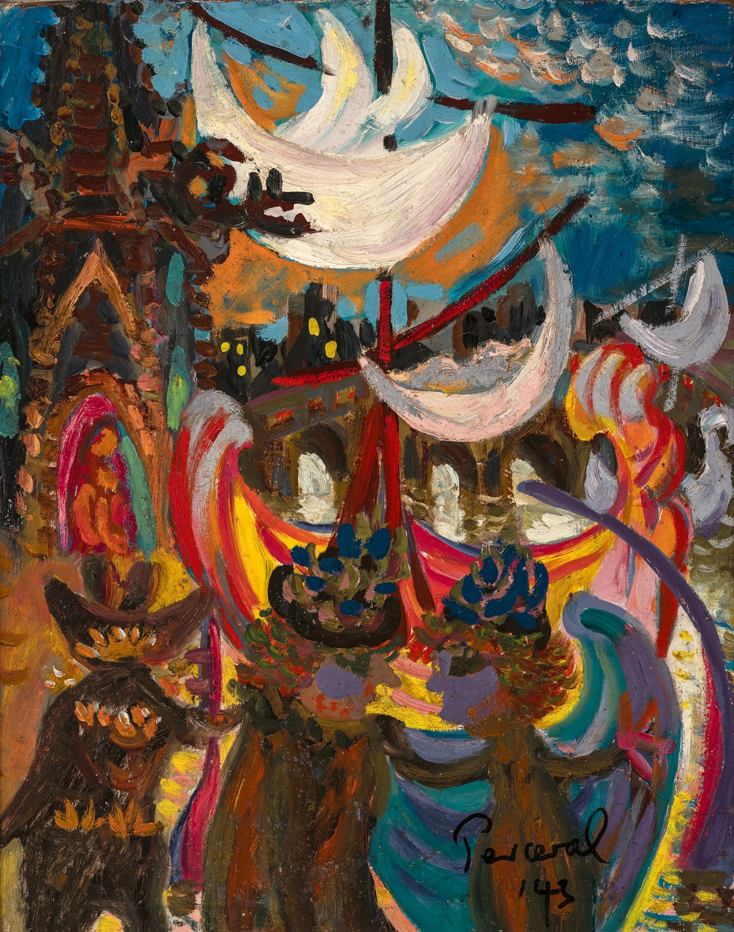 BOATS AND MOONS