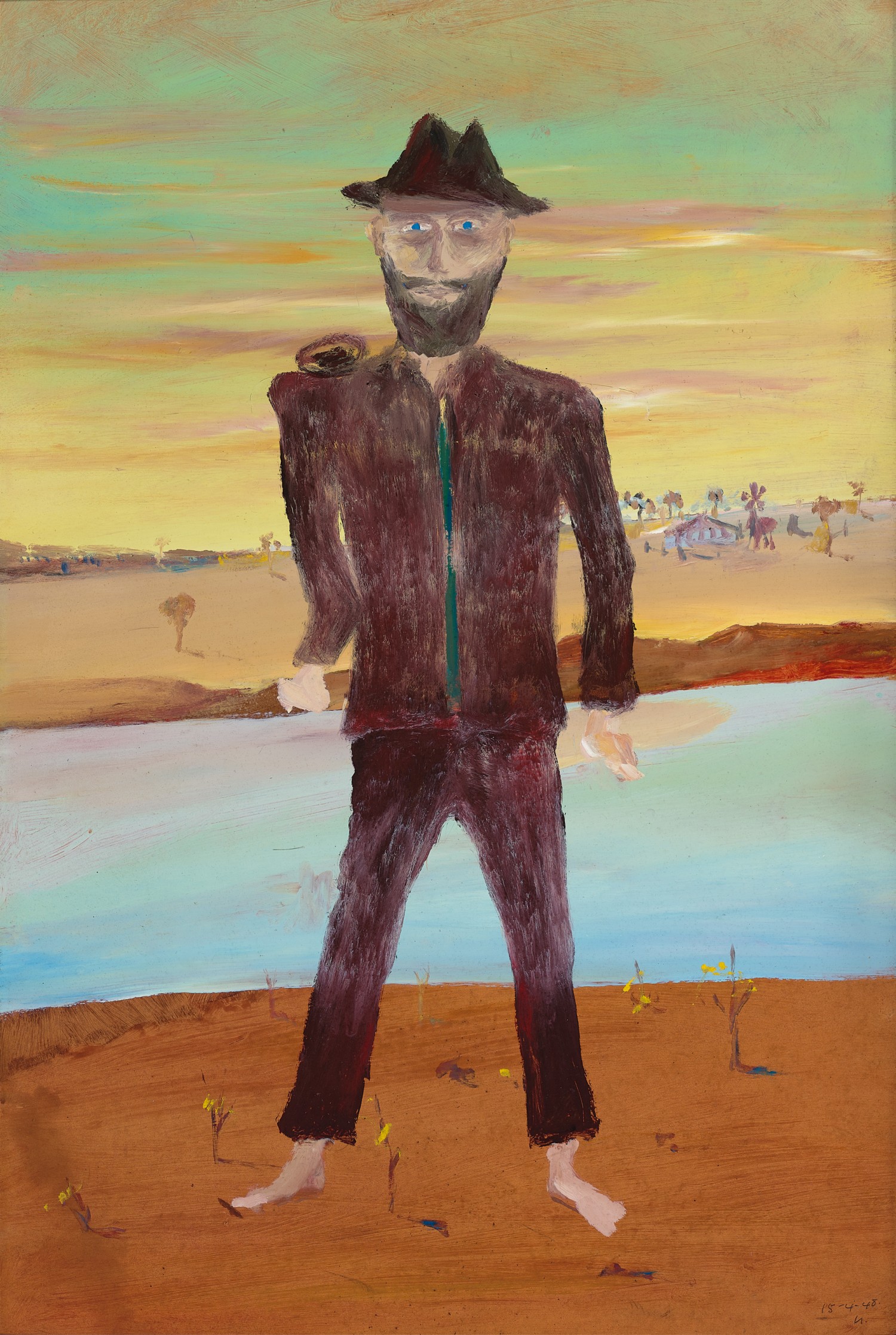 STURT ON THE RIVER BANK