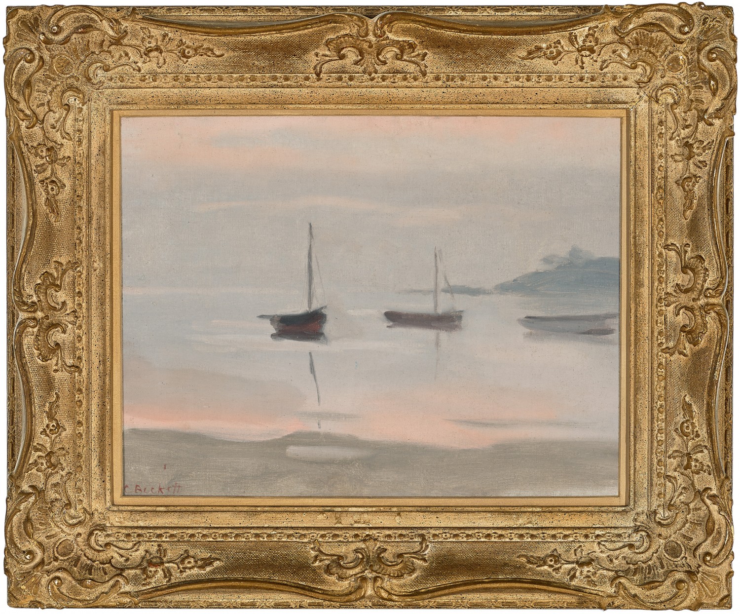 BOATS AT SUNSET