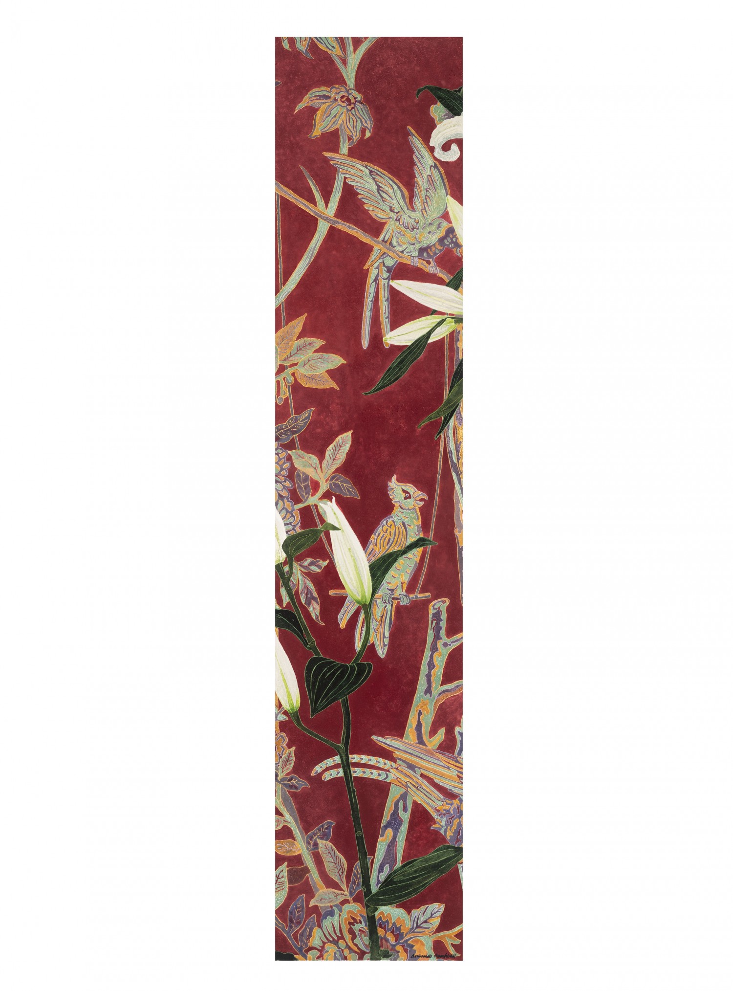 LILIES AND PARROT SHAWL