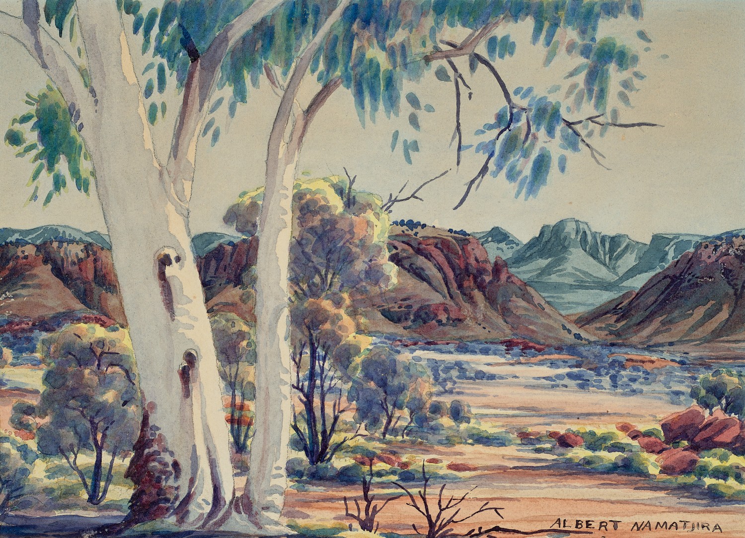 RANGES 10 MILES NORTH FROM ALICE SPRINGS