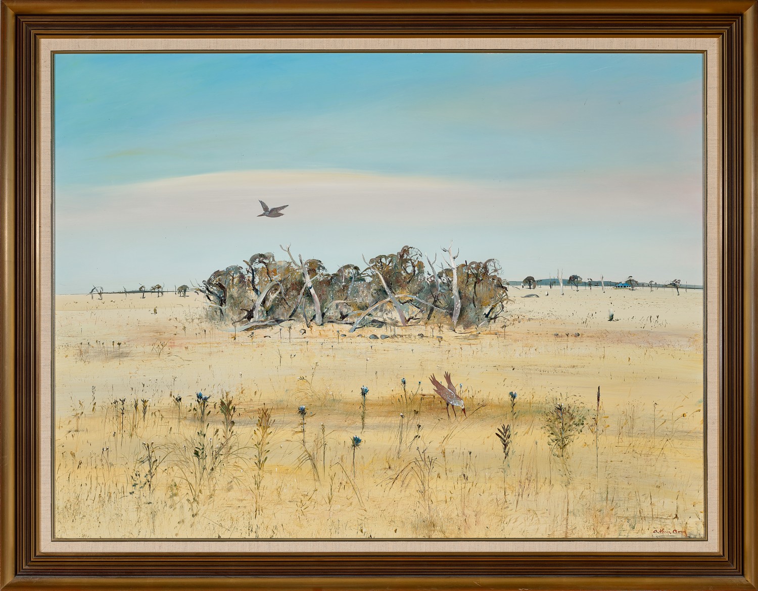WIMMERA LANDSCAPE WITH THICKET