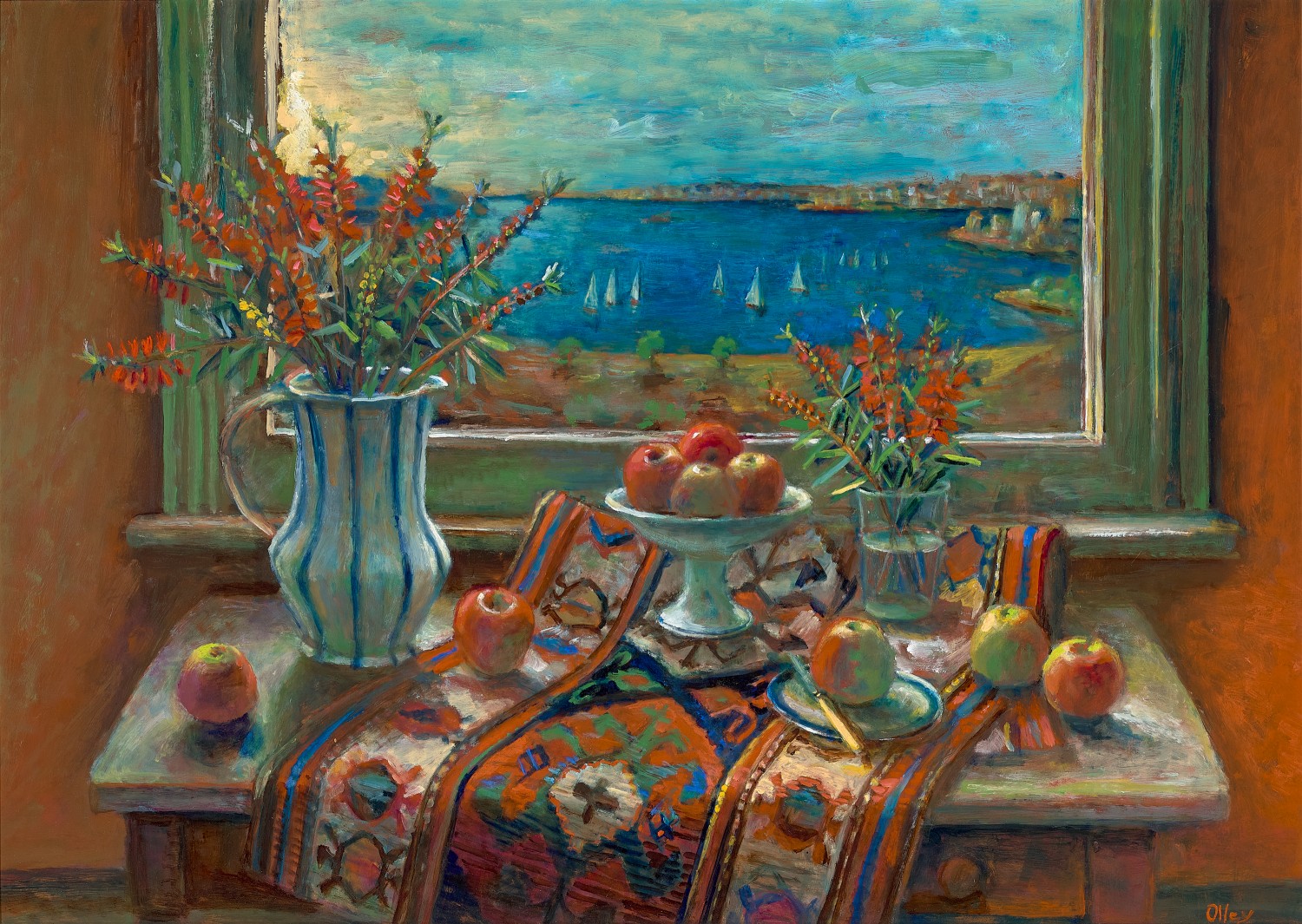 HARBOUR VIEW, BOTTLEBRUSH AND KELIM