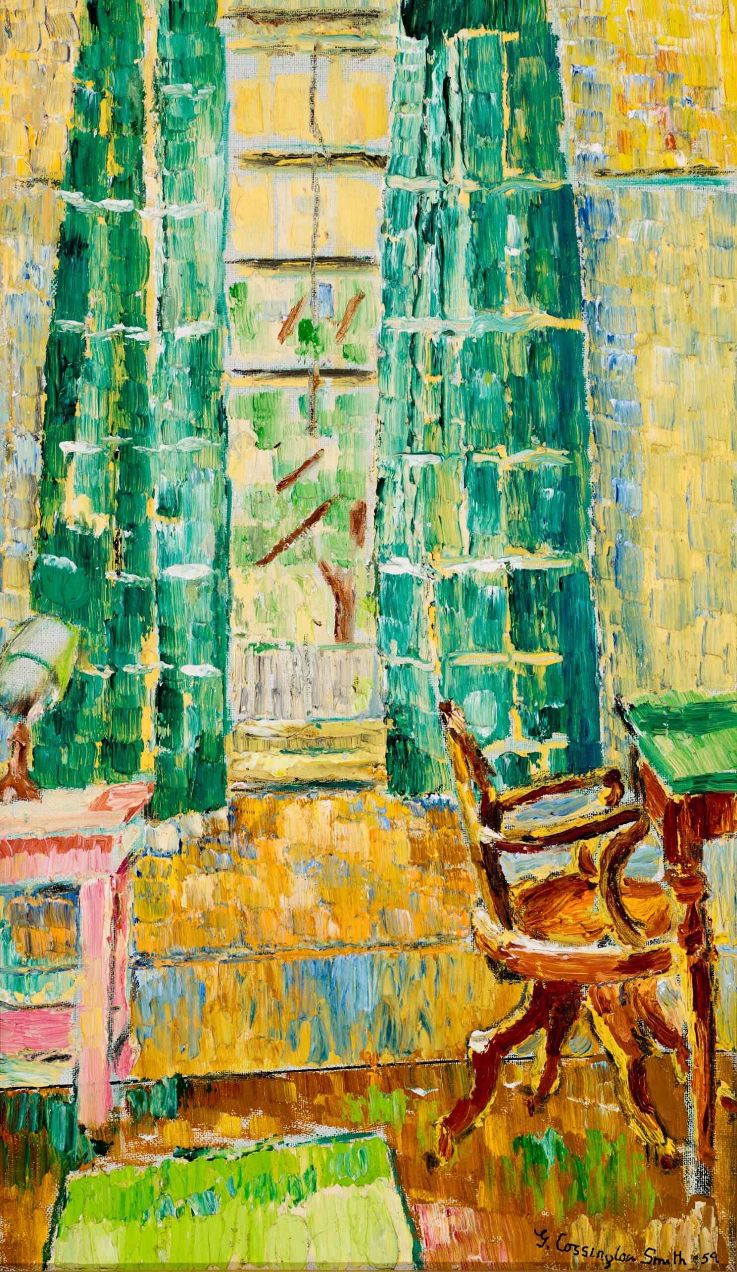 INTERIOR WITH CURTAINS