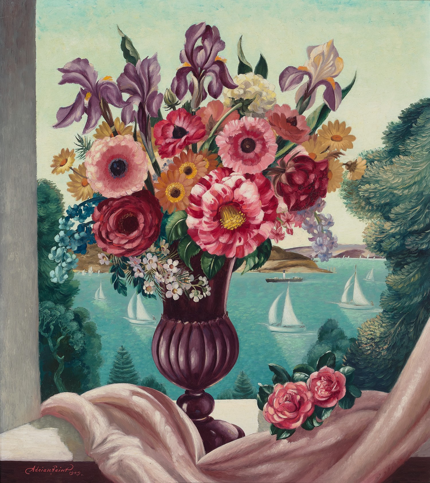 STILL LIFE AND HARBOUR