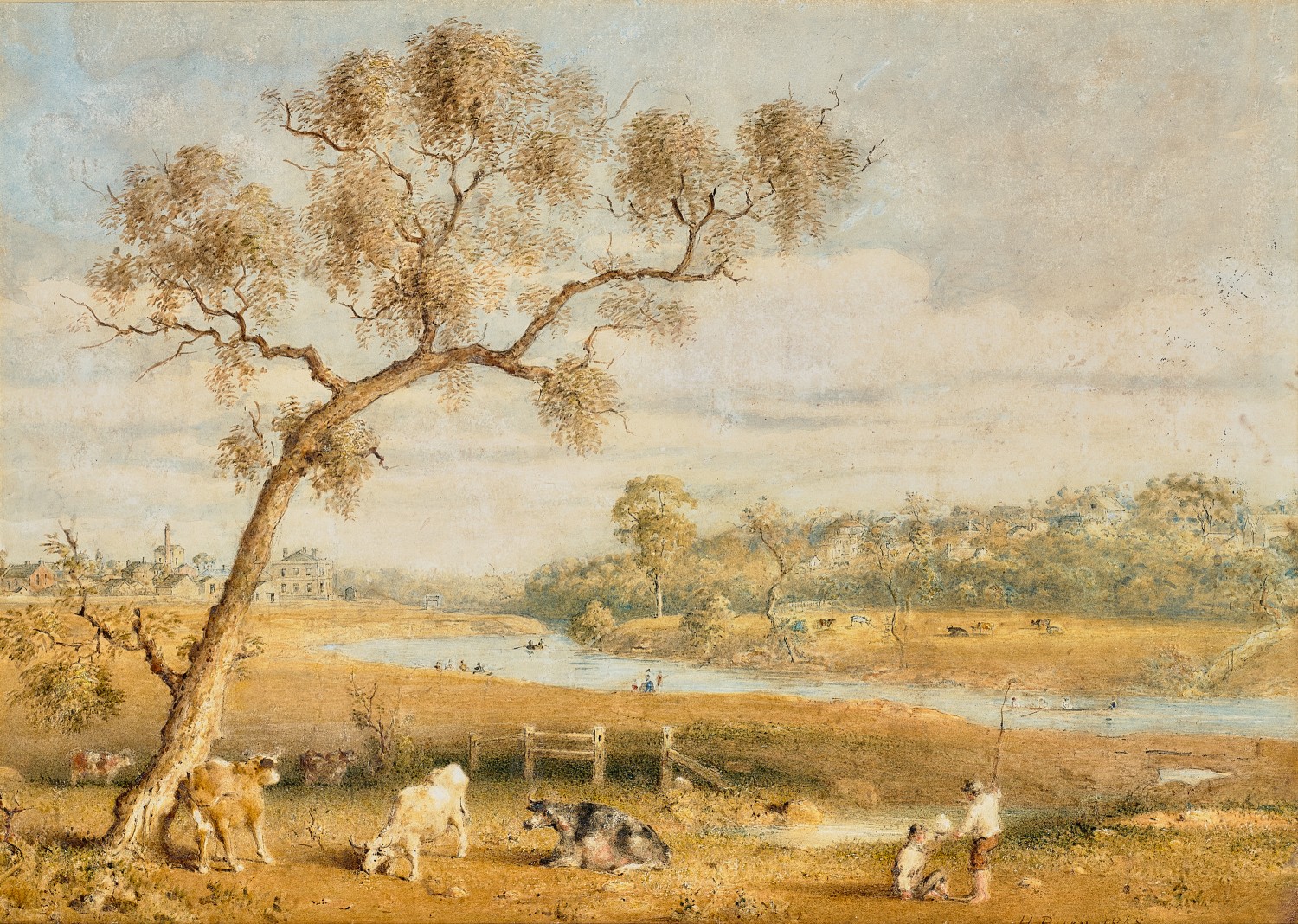 VIEW FROM RICHMOND TO SOUTH YARRA HILL