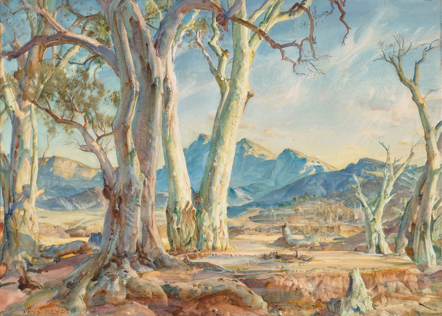 In the Moralana Gorge, Flinders Ranges