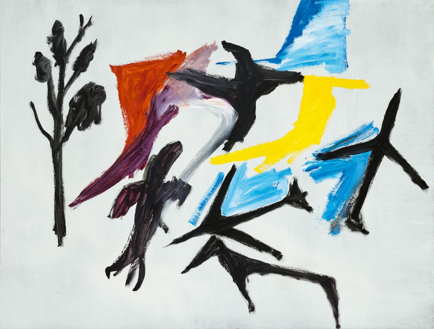 Two aeroplanes and one or two birds