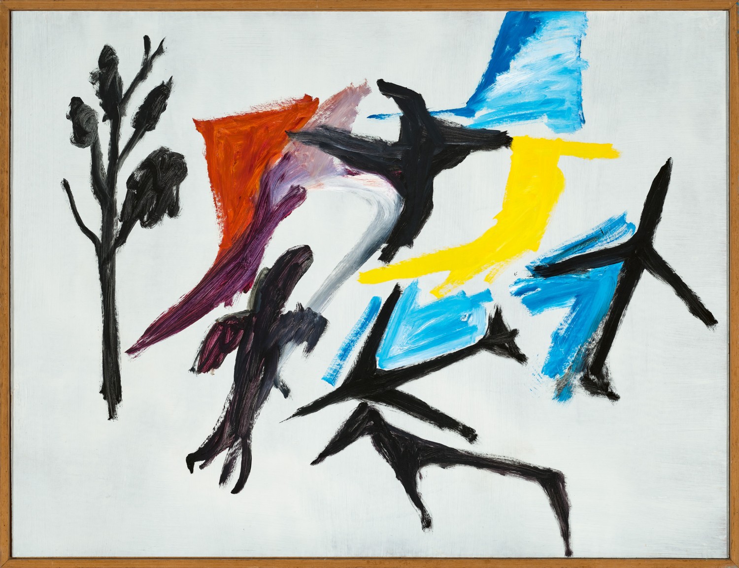Two aeroplanes and one or two birds