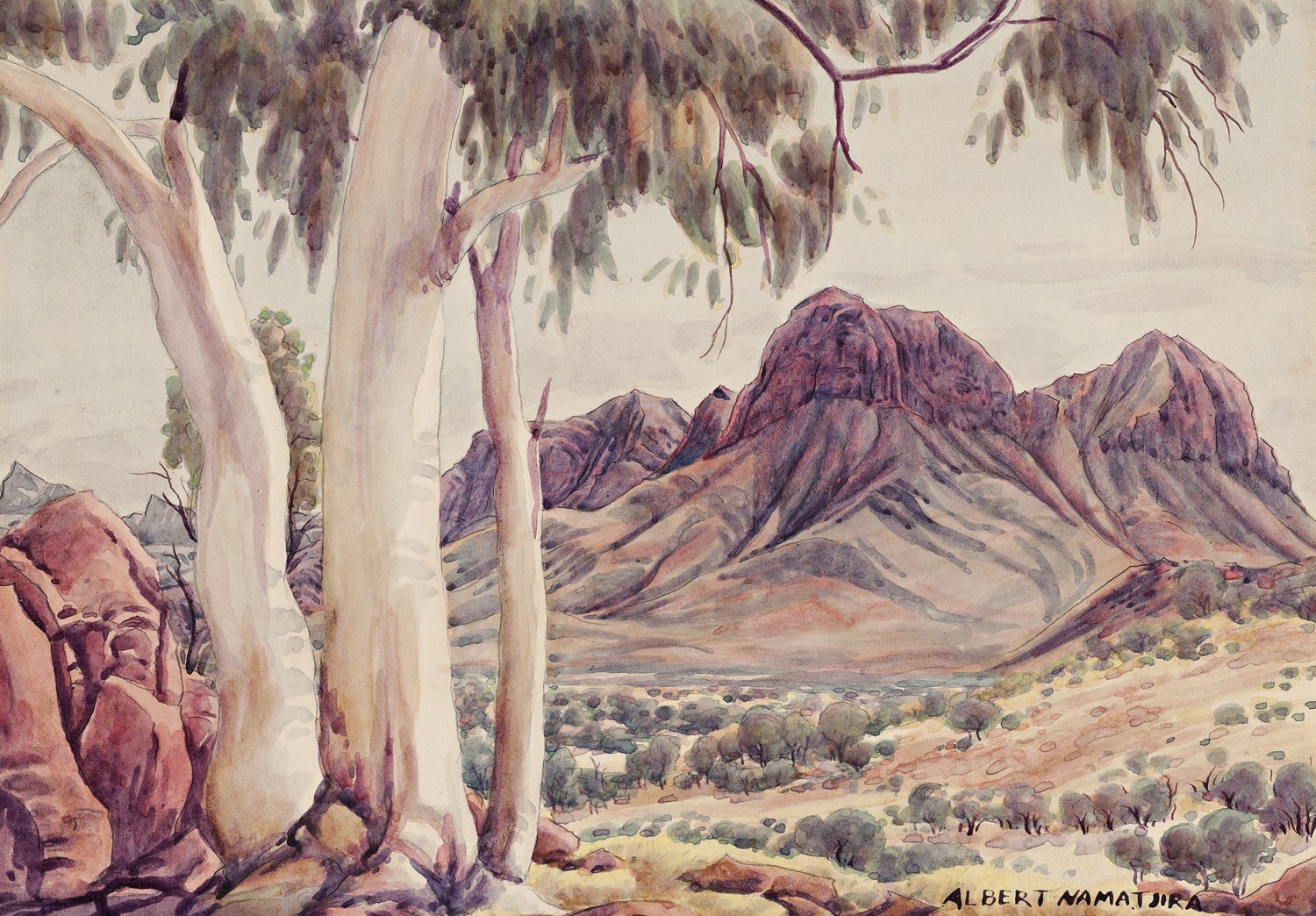 NEAR CORROBOREE ROCK, EASTERN MACDONNELLS