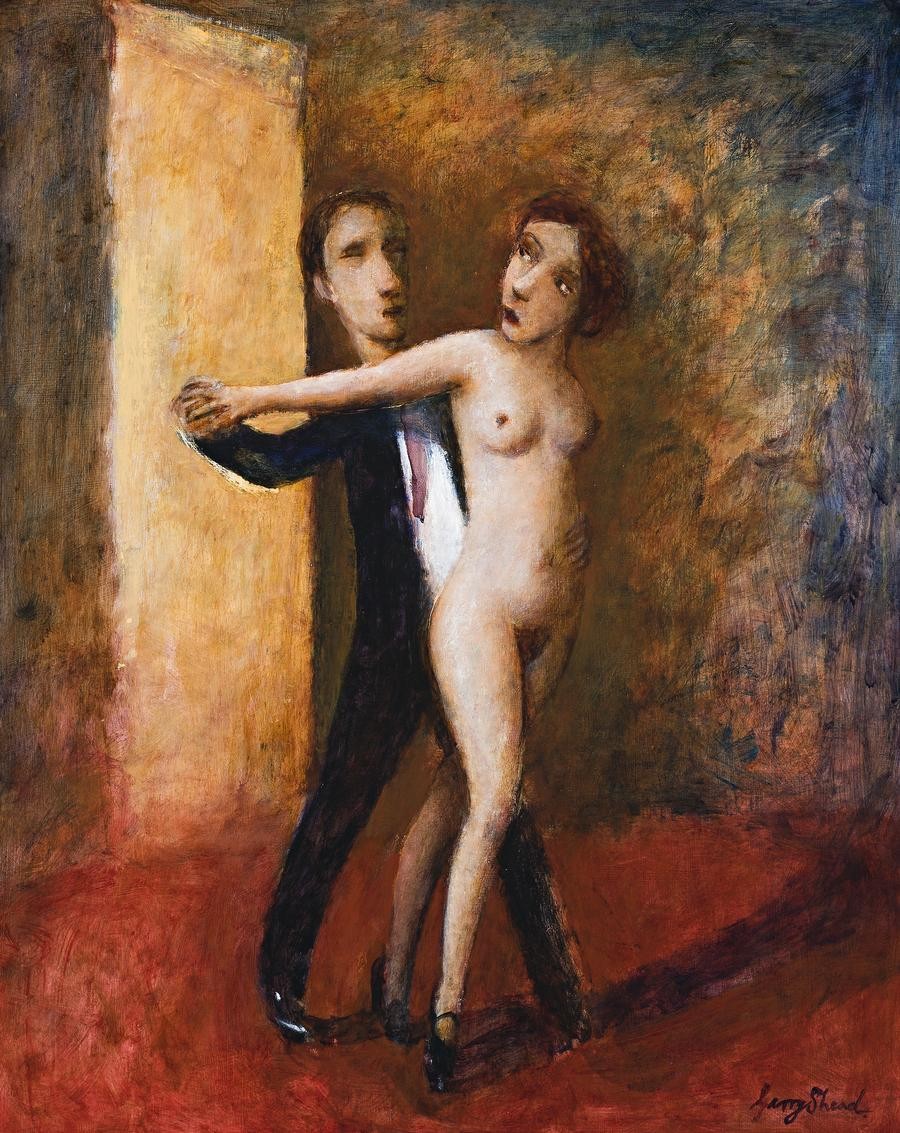 DANCER WITH EYES SHUT