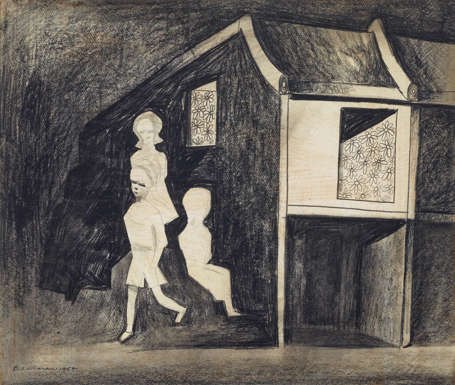 CHILDREN IN TERRACE HOUSES