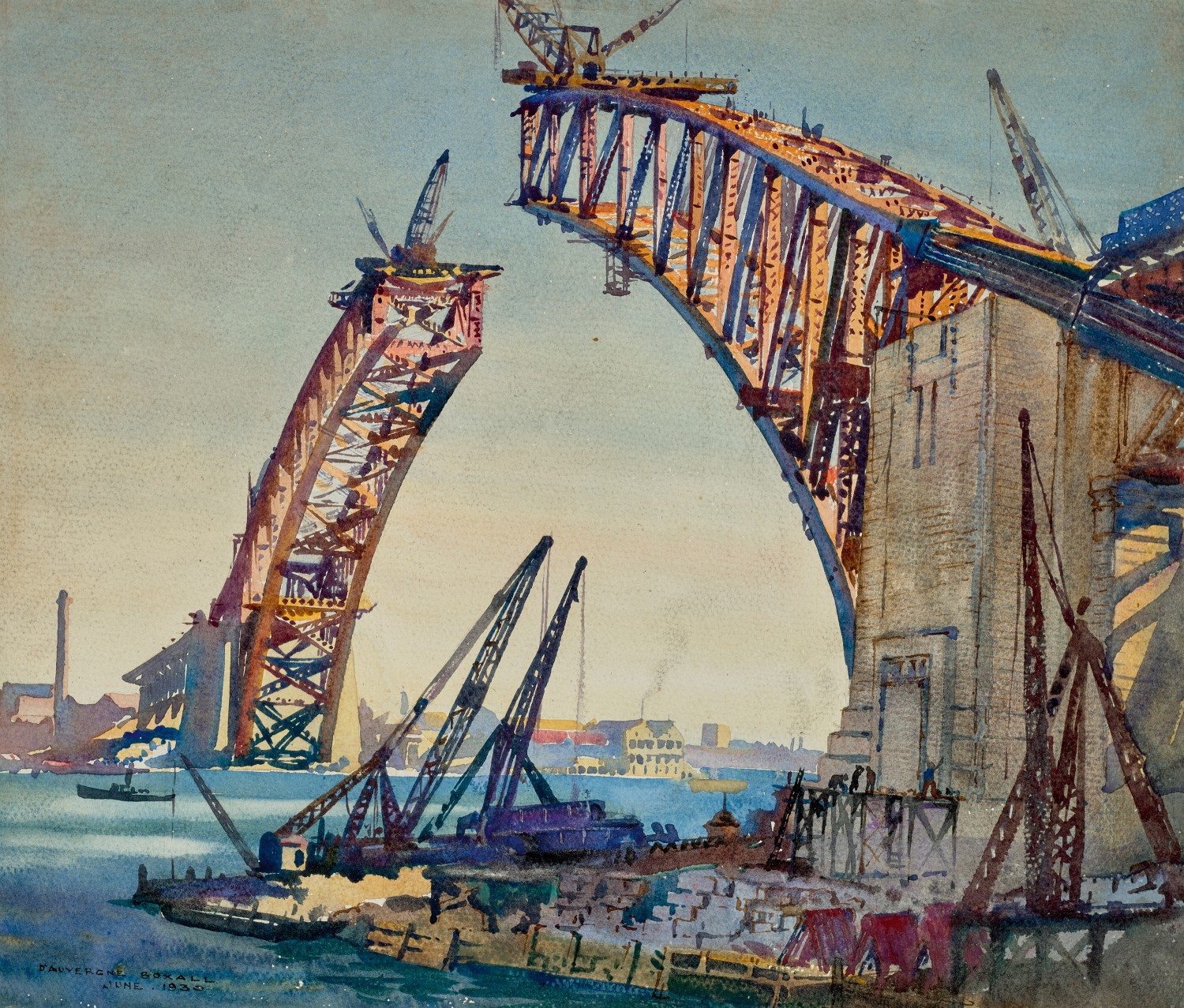 BUILDING OF THE SYDNEY HARBOUR BRIDGE