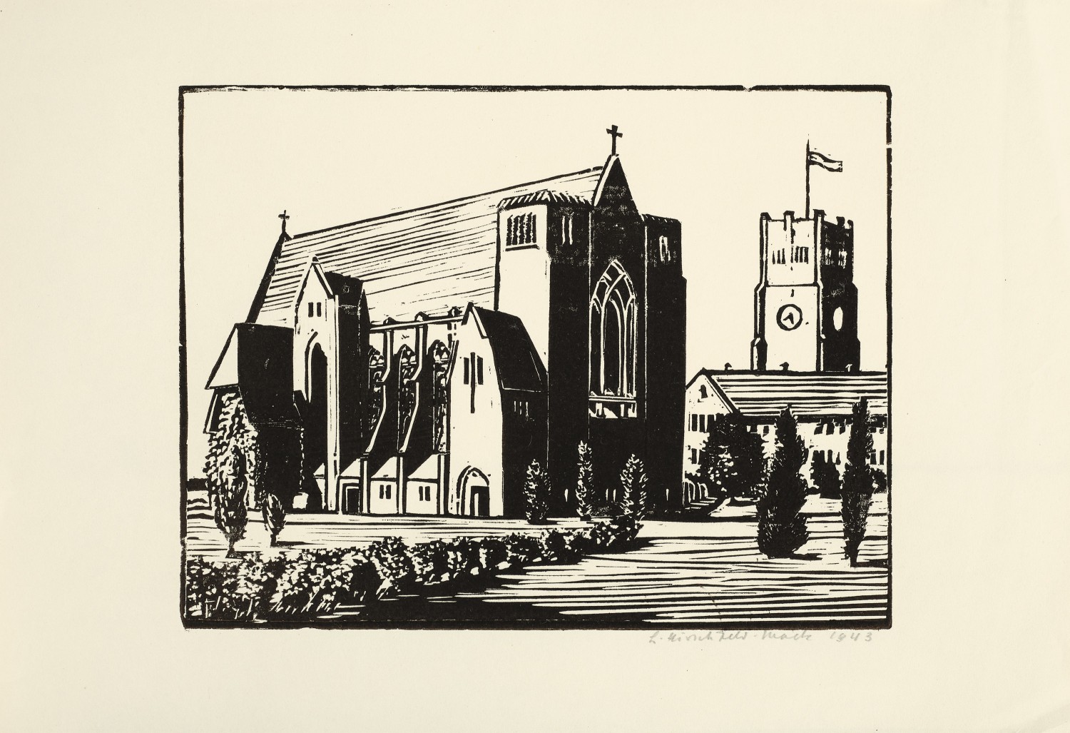 GEELONG GRAMMAR SCHOOL CHAPEL, FROM THE REAR