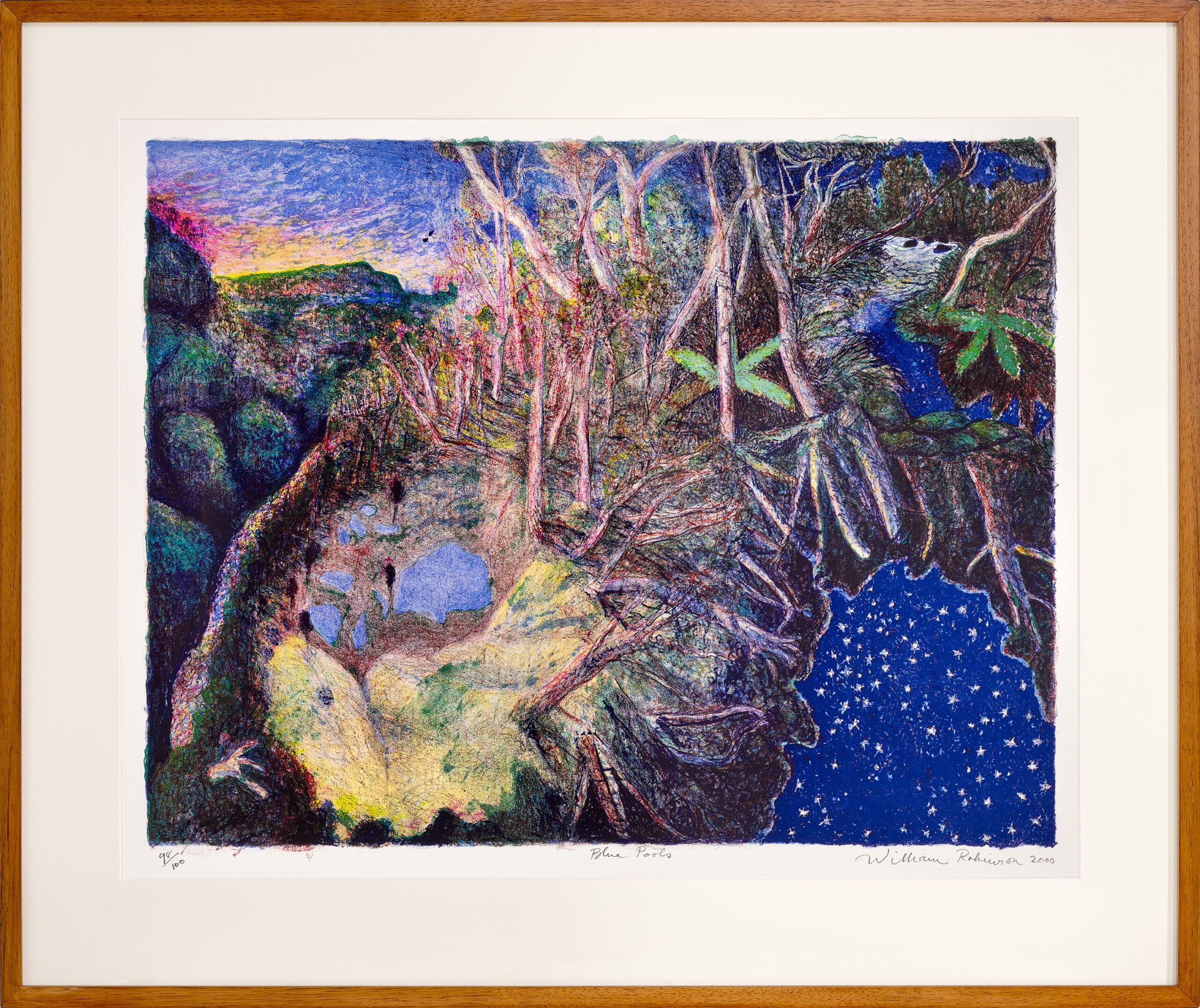 Blue pools