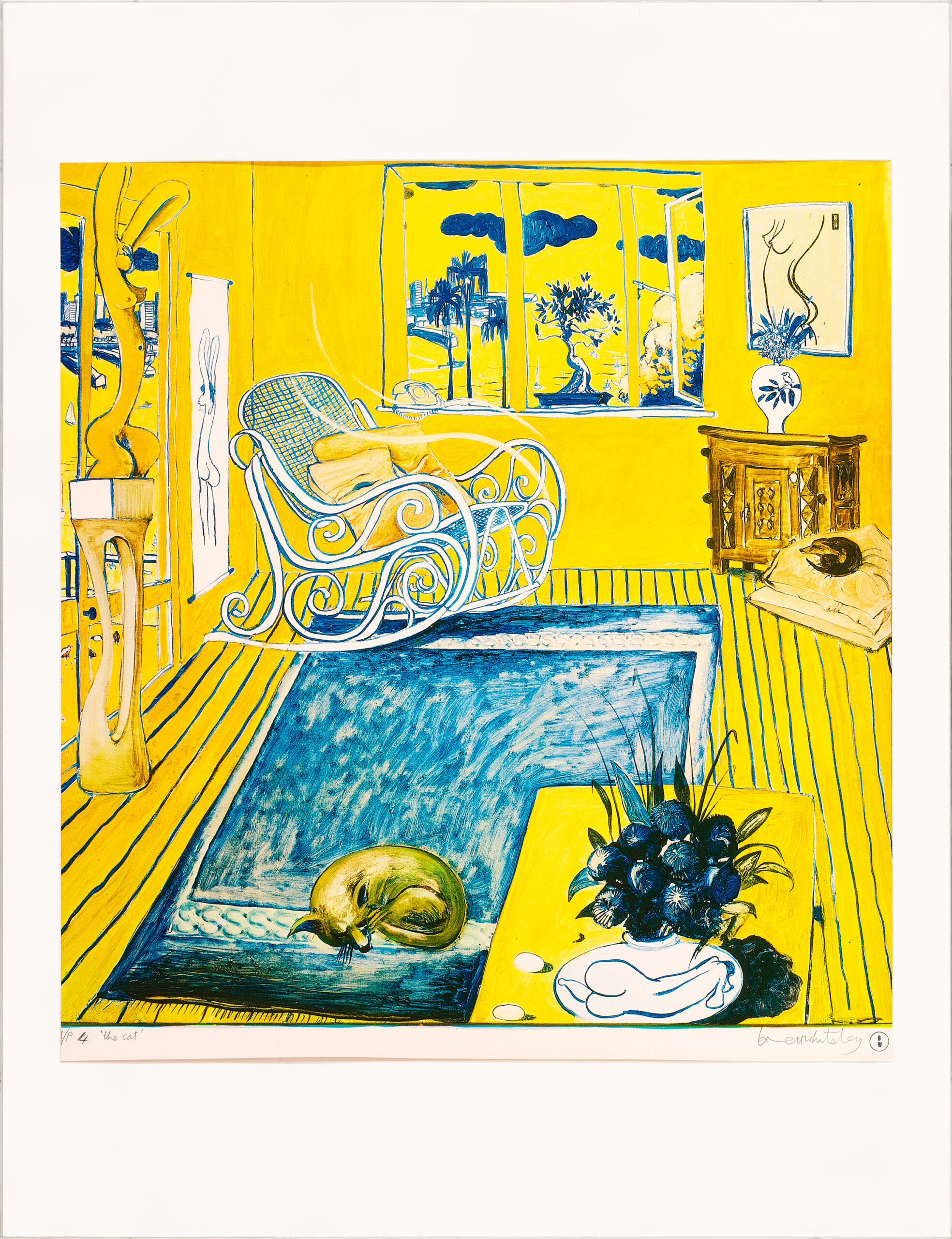 The cat