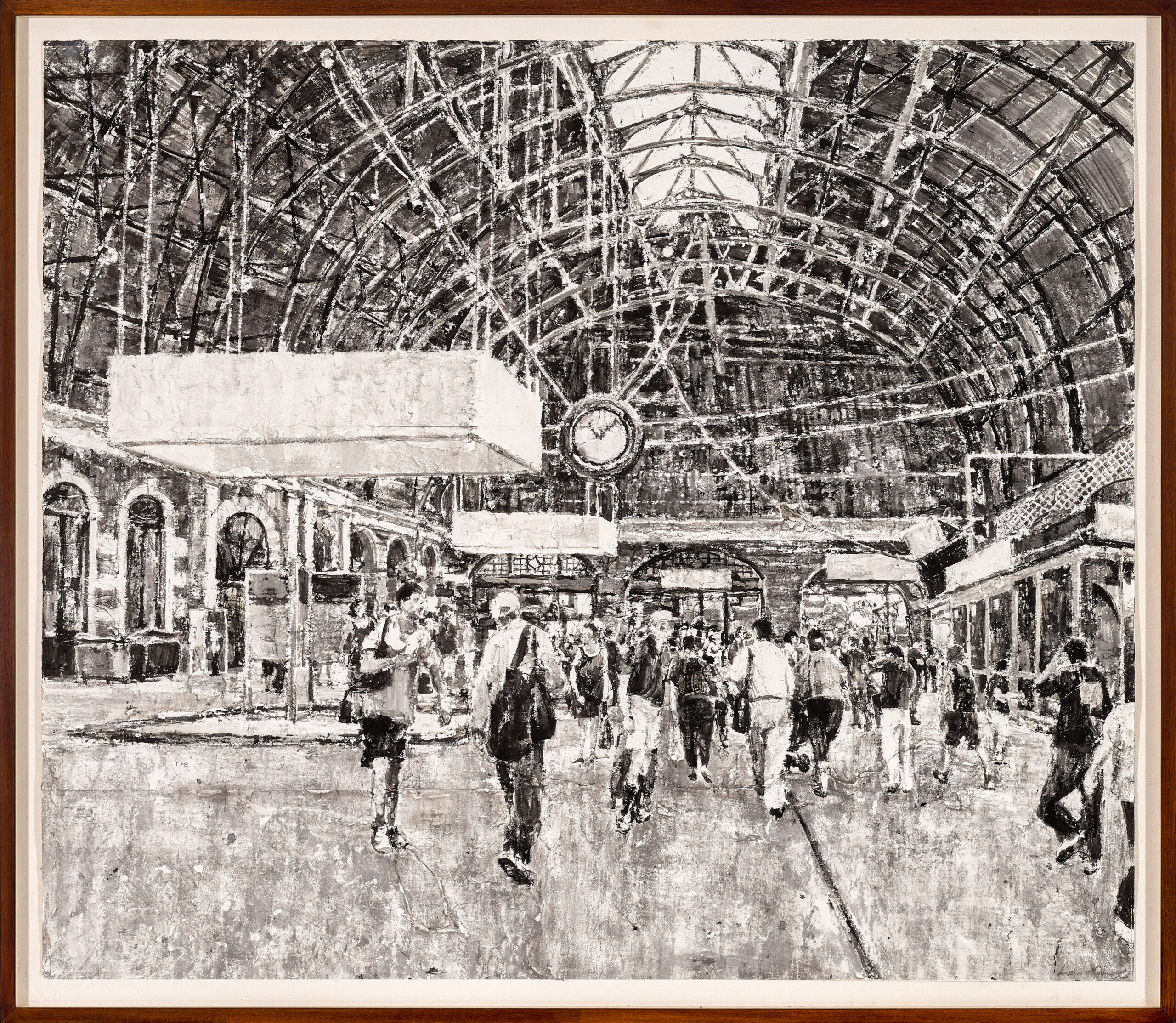 Commuters at Central