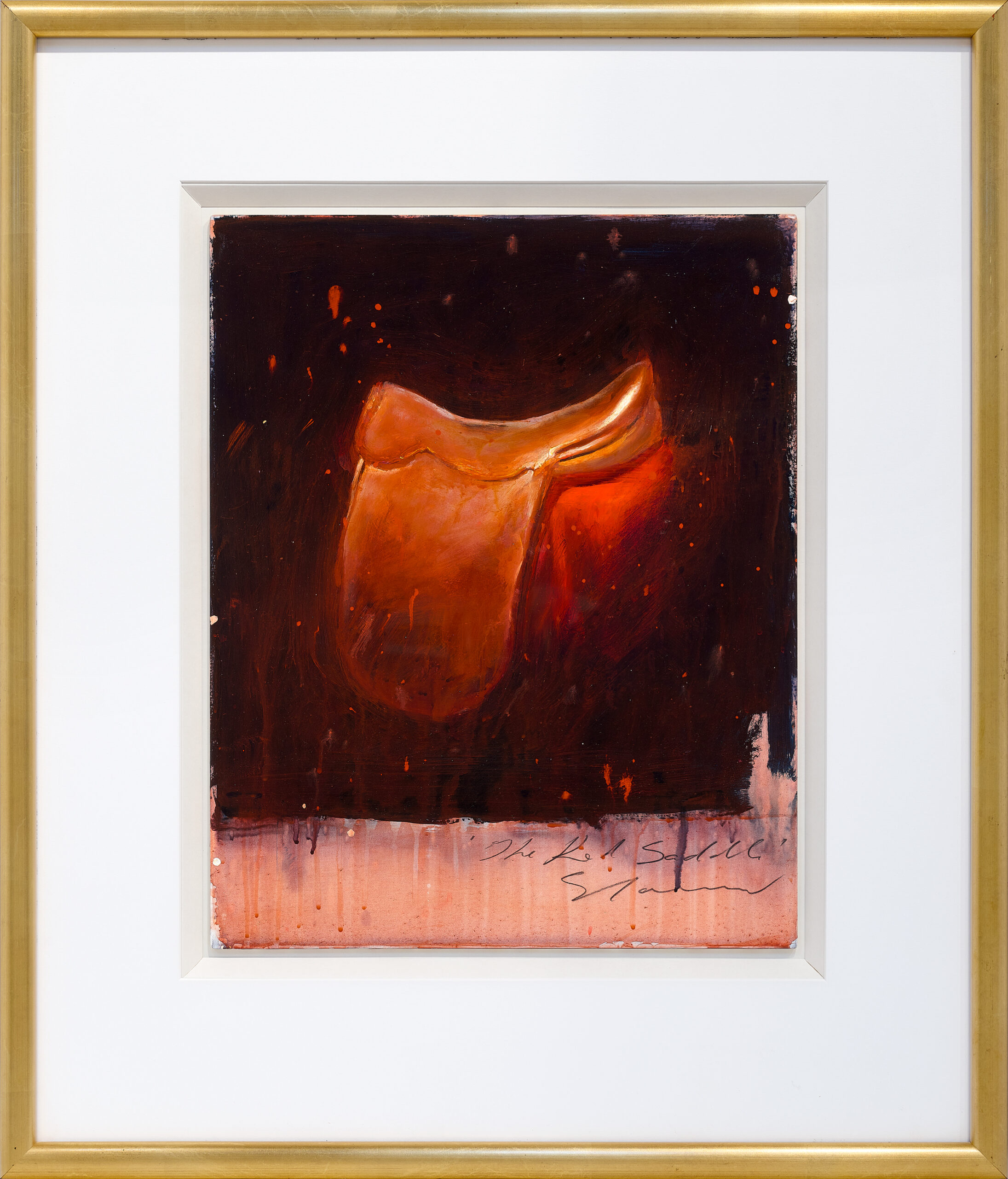 The red saddle