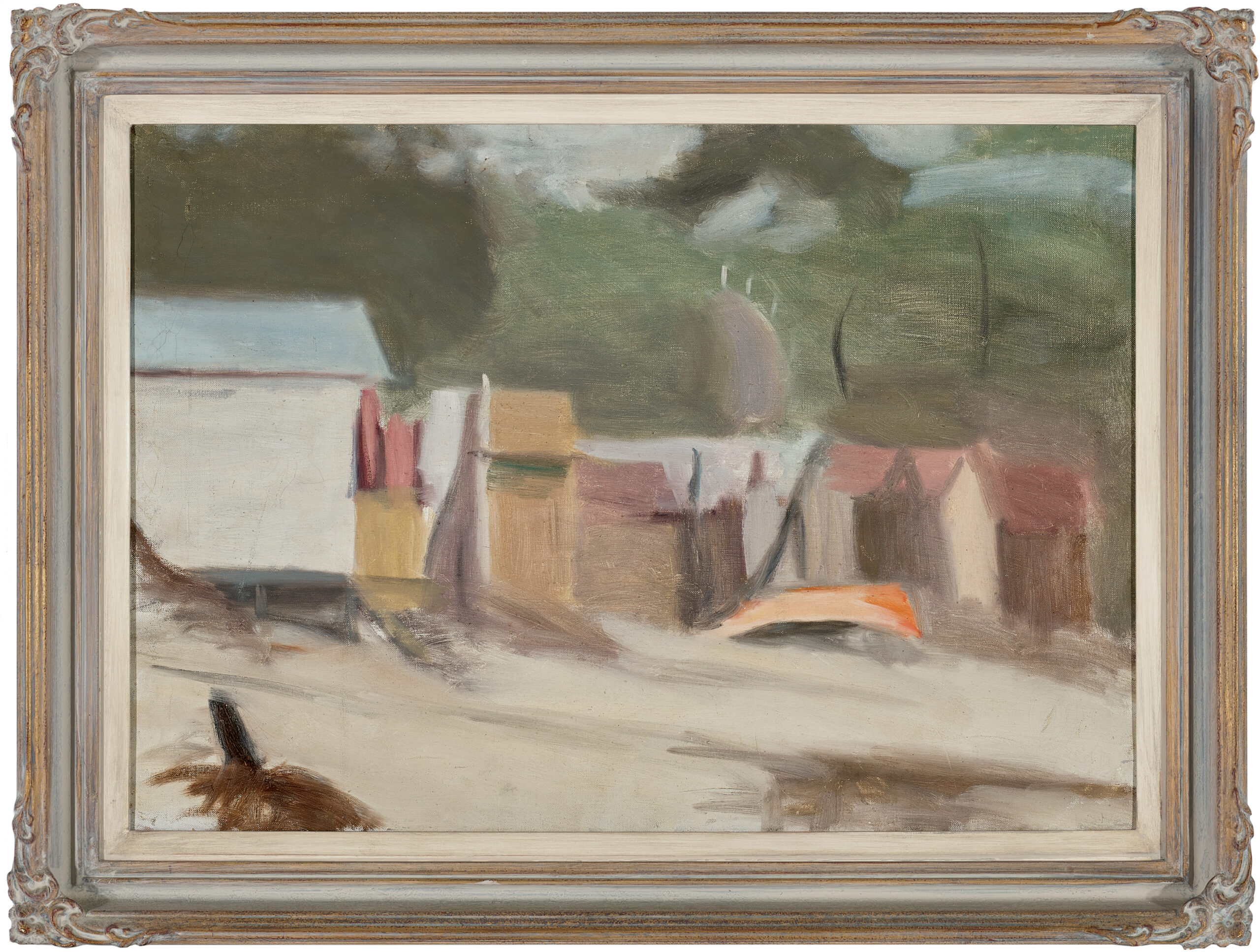 The bathing boxes, Watkins Bay