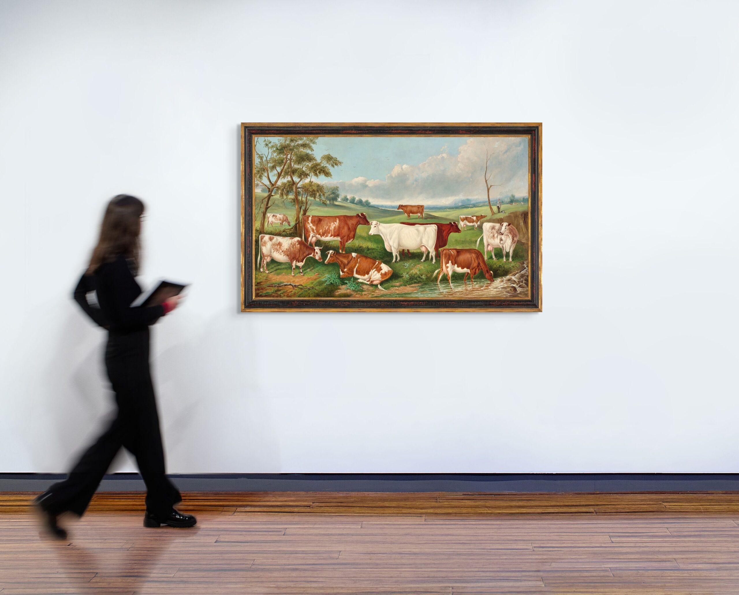 Mr Henry Stevenson’s herd, Niddrie, Essendon