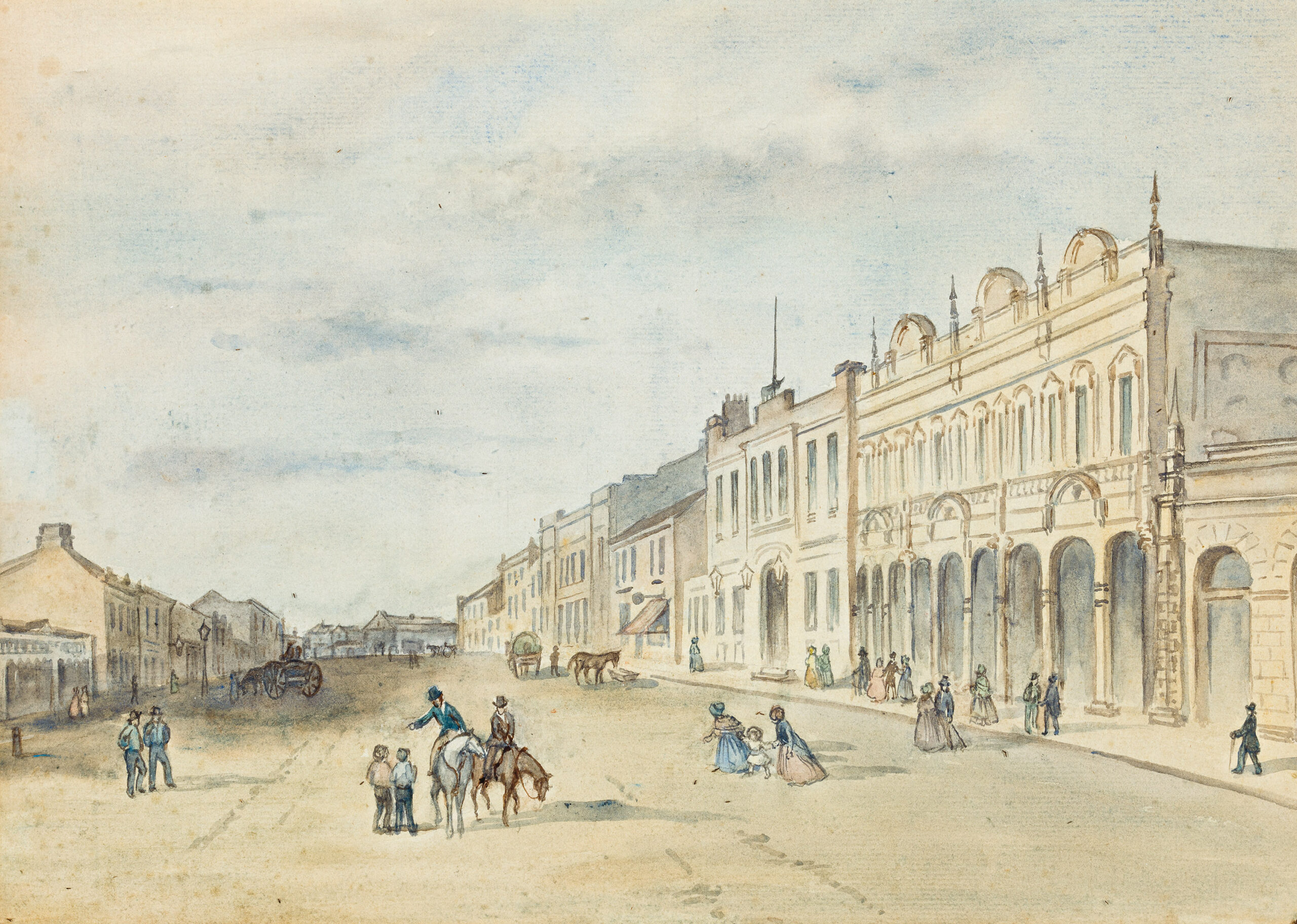 Malop Street, Geelong and The Provident Institute, Melbourne